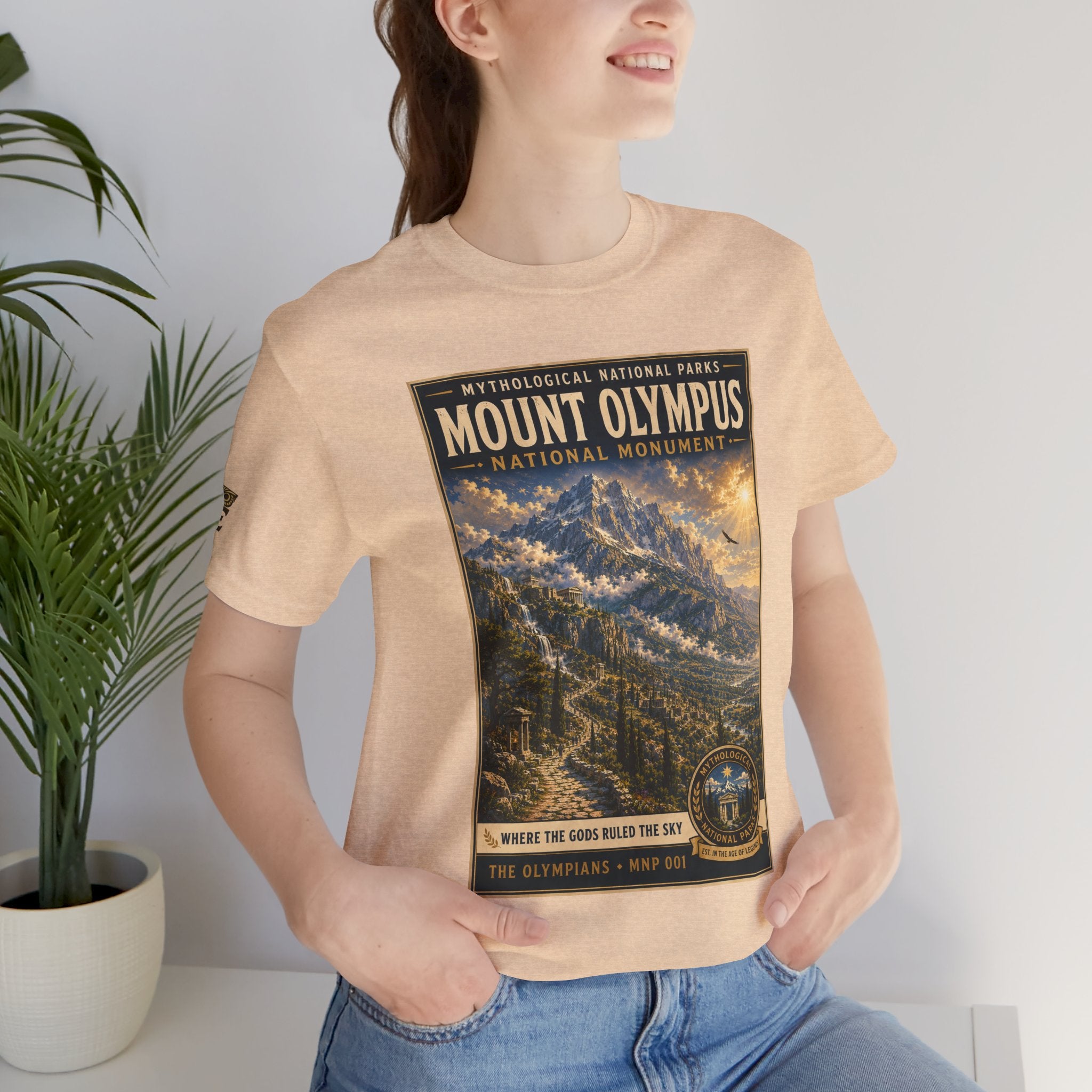Mythological National Parks Collection I- #001-007- The Olympians  | Vintage nature poster Tee | Mythological National Parks graphic shirt