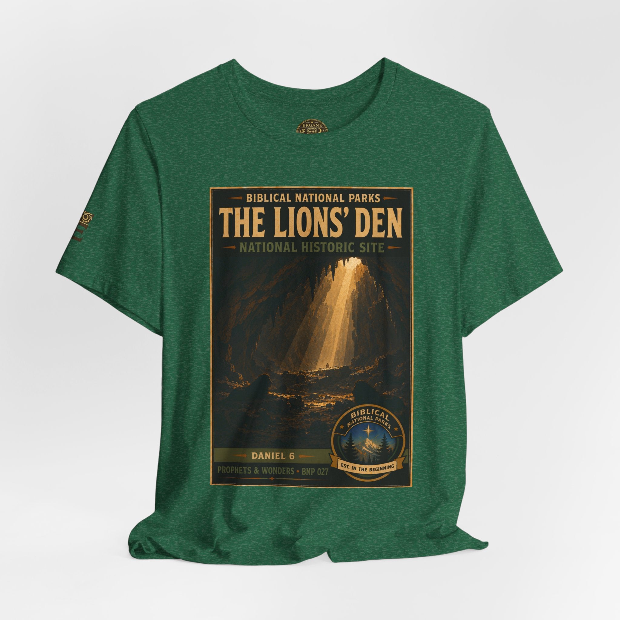Biblical National Parks Collection V- Prophets & Wonders #027/030 Daniel 6 | Vintage nature poster Tee | Biblical national parks graphic shirt