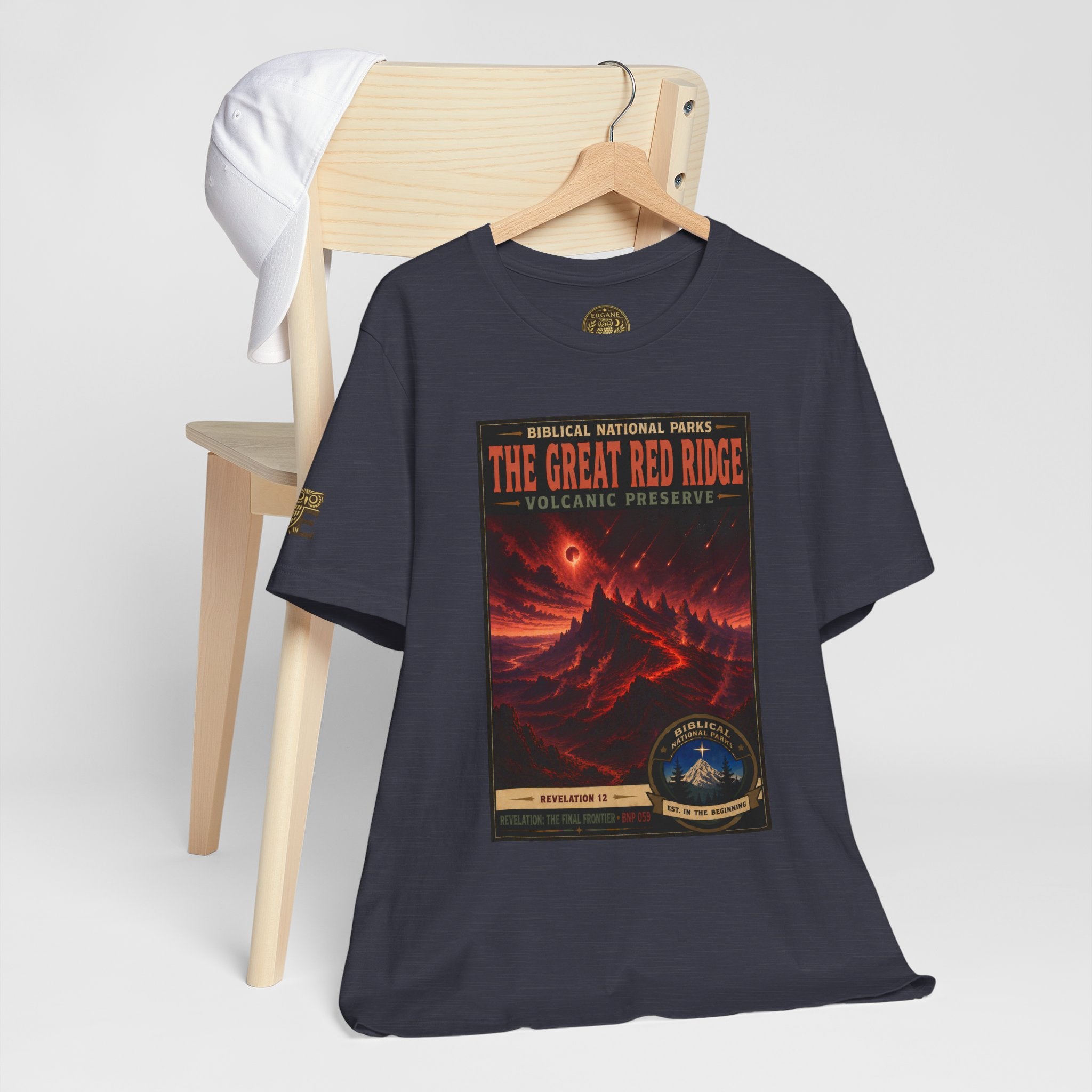 Biblical National Parks Collection X- #059/061 - Revelation: The Final Frontier | Revelation 12 | Vintage nature poster Tee | Biblical national parks graphic shirt