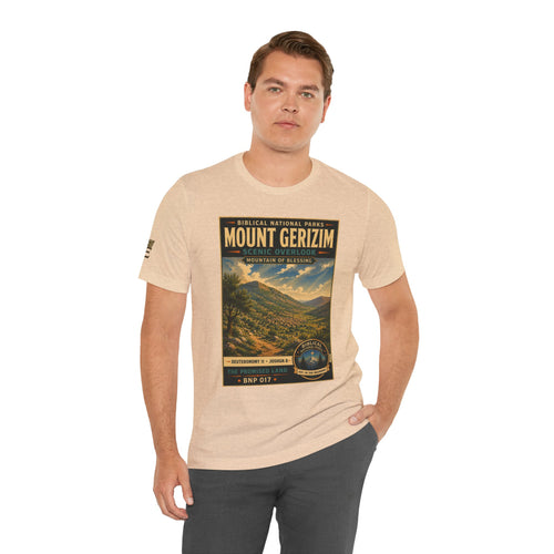 Biblical National Parks Collection III- The Promised Land #017/018 Joshua 8 | Vintage nature poster Tee | Biblical national parks graphic shirt