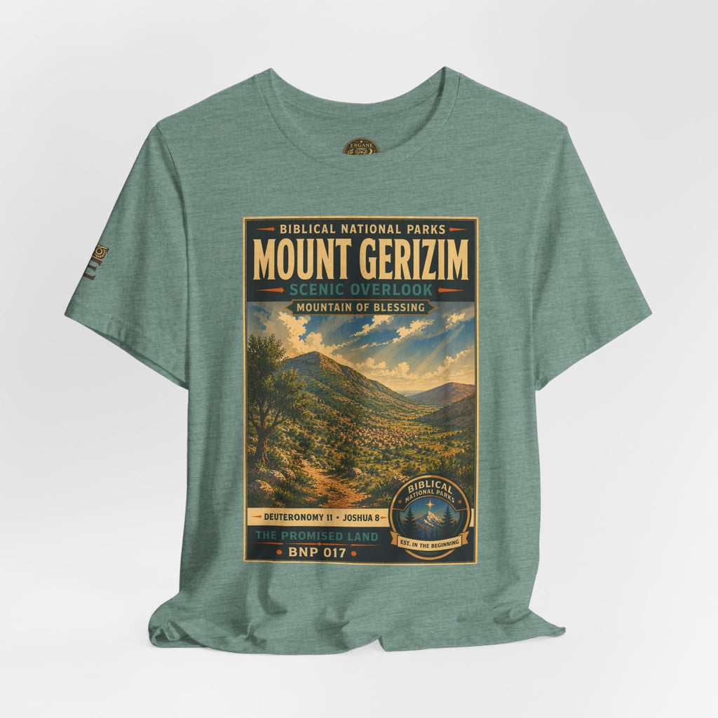 Biblical National Parks Collection III- The Promised Land #017/018 Joshua 8 | Vintage nature poster Tee | Biblical national parks graphic shirt