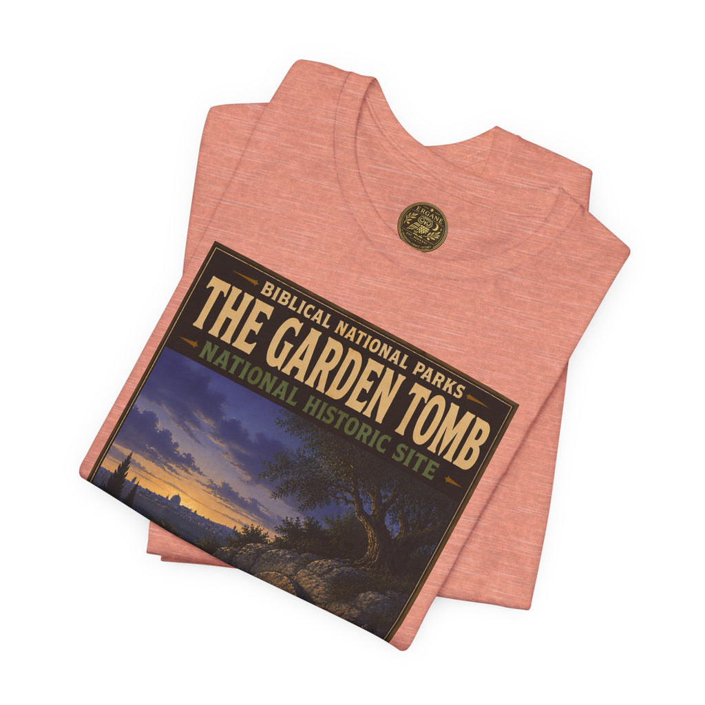 Biblical National Parks Collection VII- The Holy Week #040/041 | Matthew 27: 55-66 | Vintage nature poster Tee | Biblical national parks graphic shirt