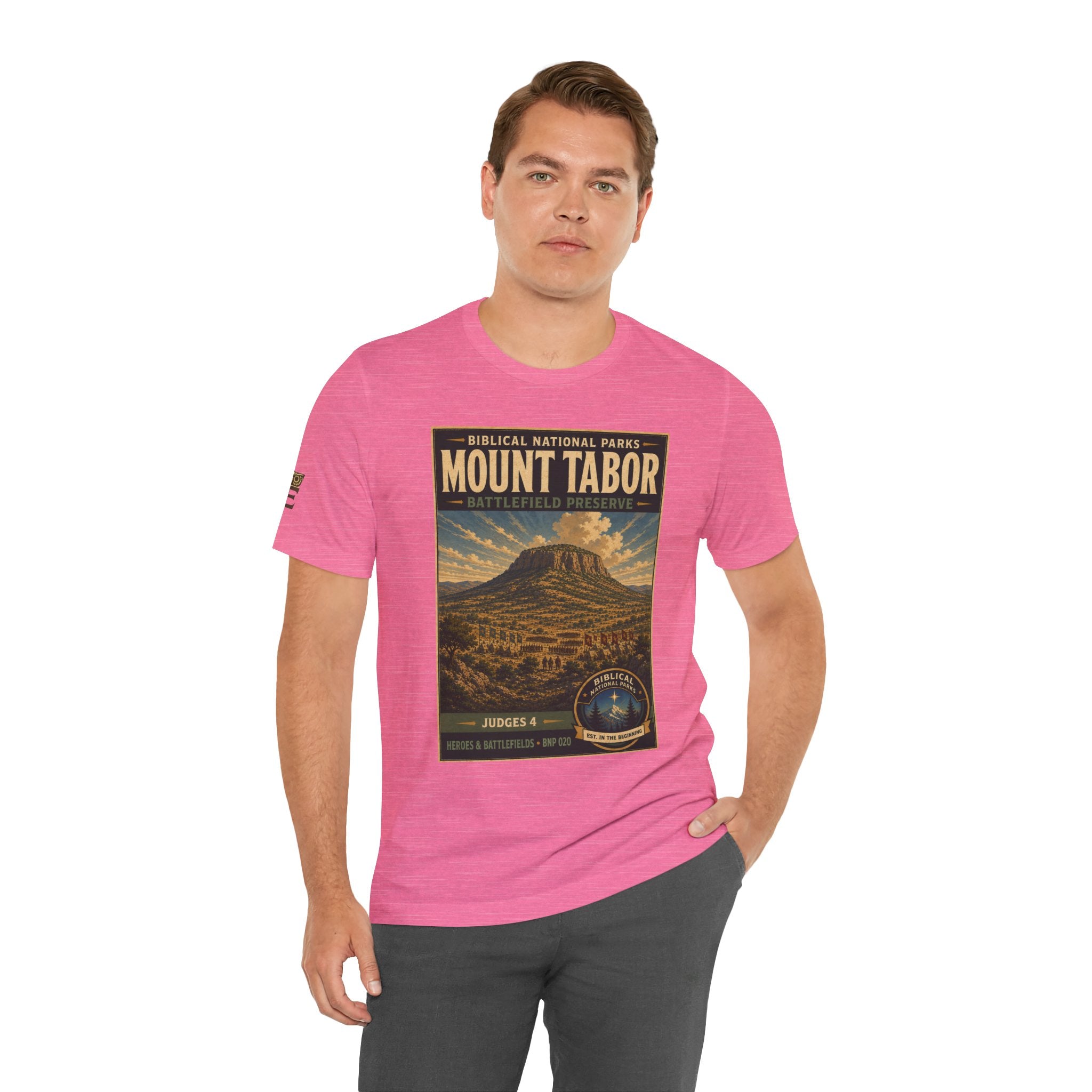 Biblical National Parks Collection IV- Heros & Battlefields #020/023 Judges 4 | Vintage nature poster Tee | Biblical national parks graphic shirt