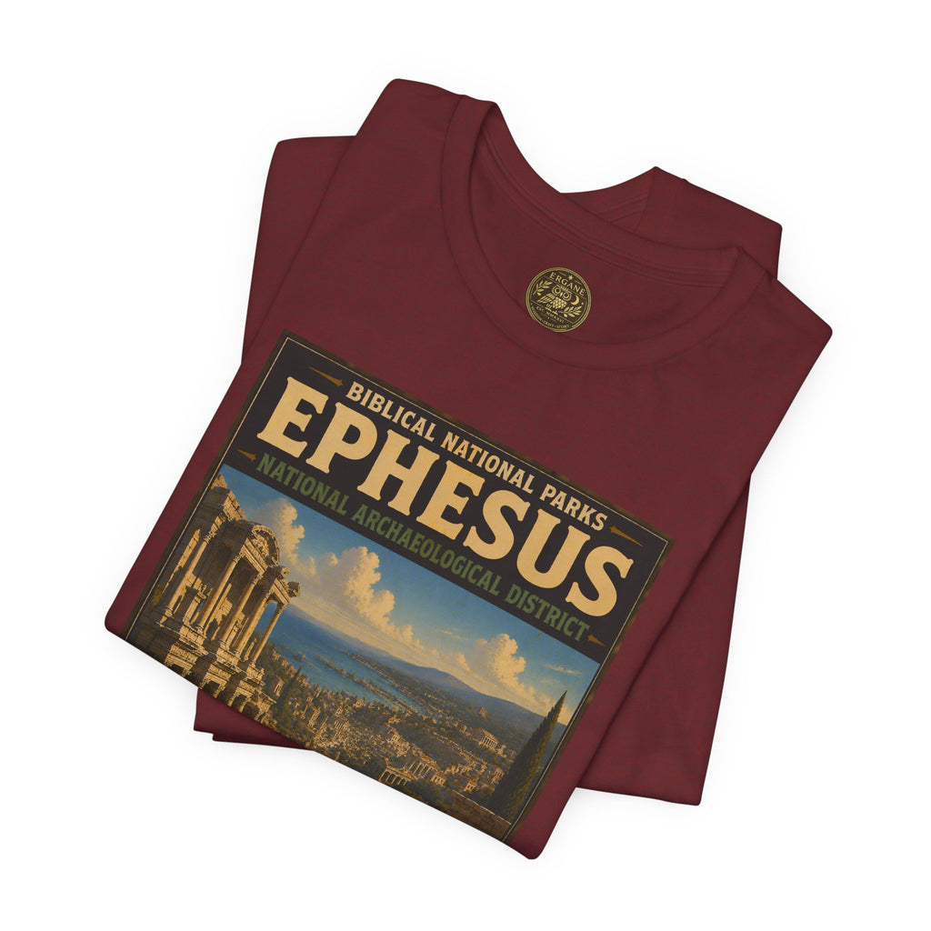 Biblical National Parks Collection VIII- The Apostles' Trails #048/049 | Acts 19 | Vintage nature poster Tee | Biblical national parks graphic shirt