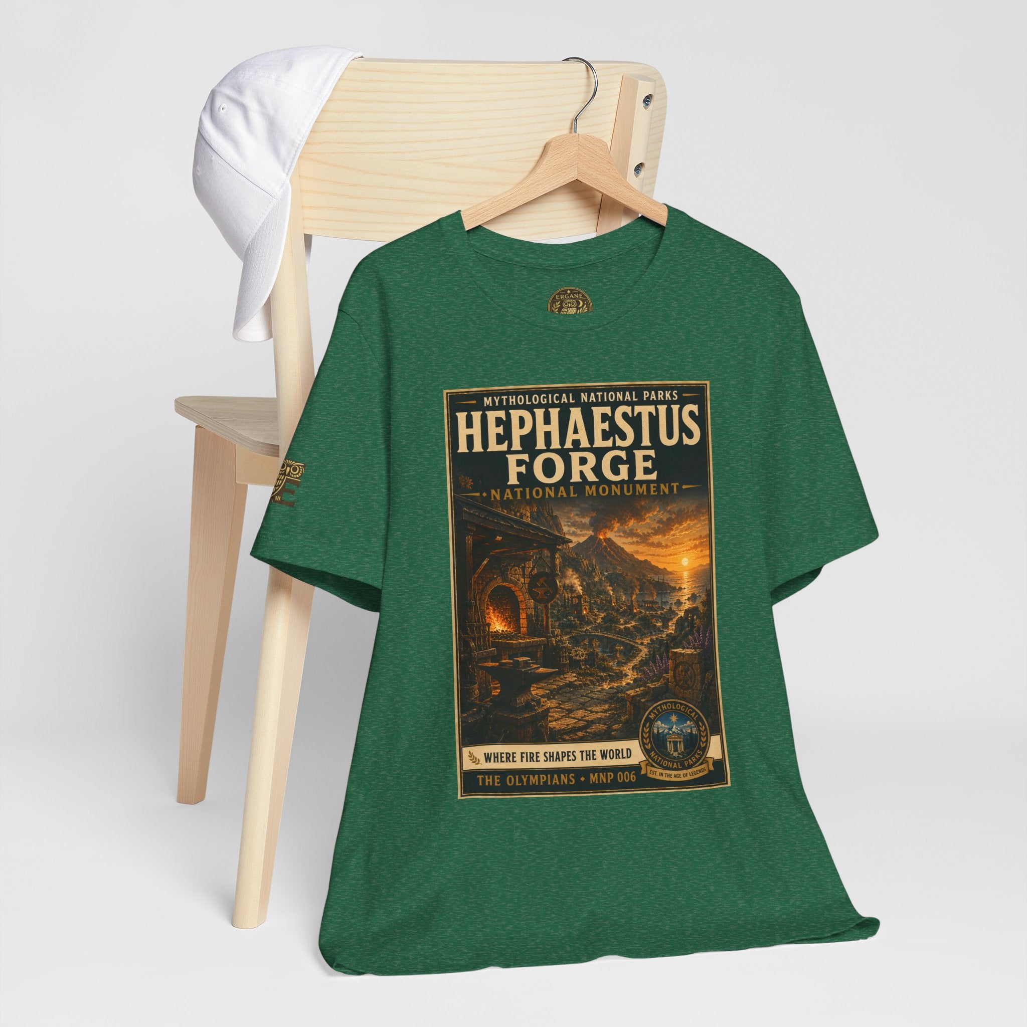 Mythological National Parks Collection I- #006-007 -The Olympians | Vintage nature poster Tee | Mythological National Parks graphic shirt