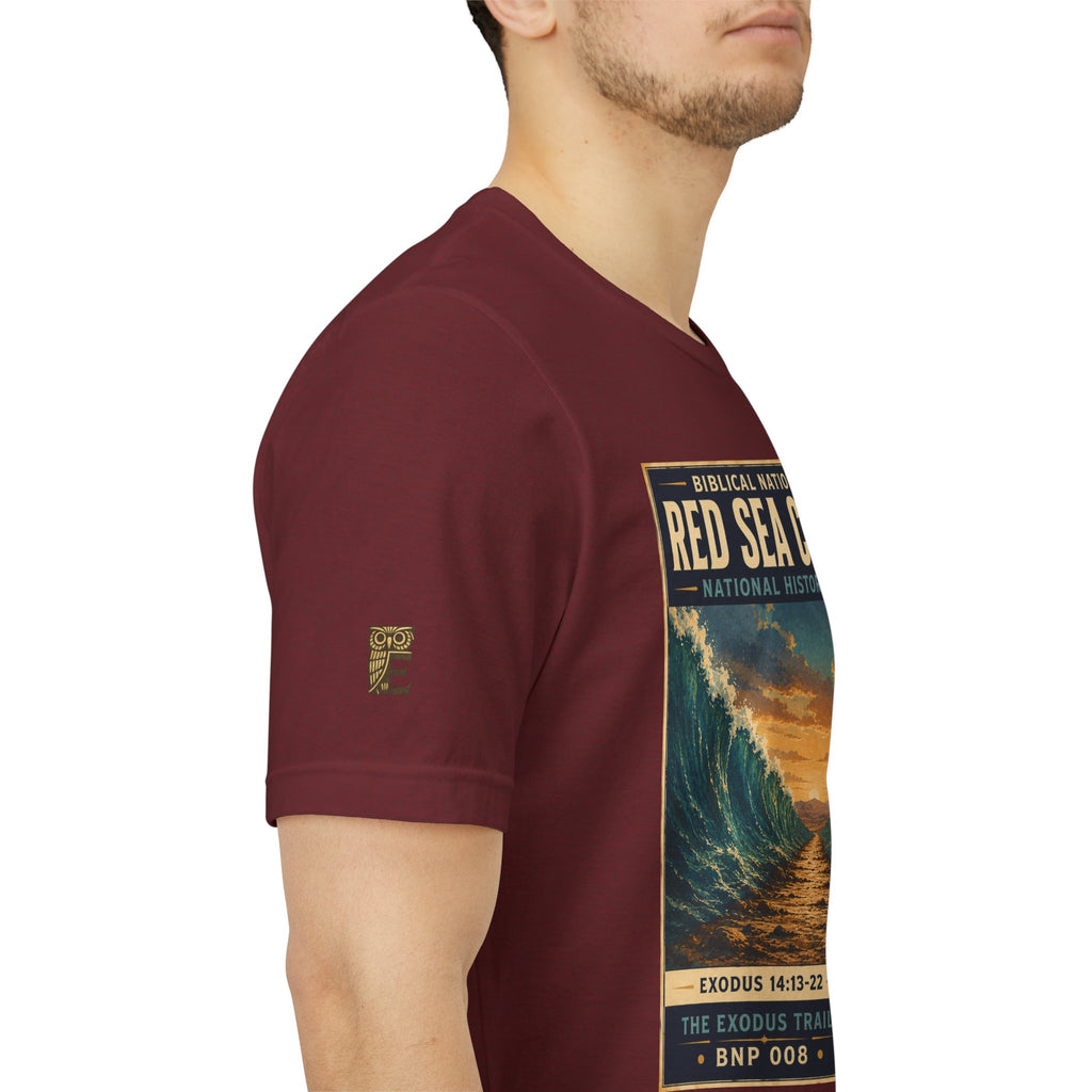 Biblical National Parks Collection II- The Exodus Trail #008/013 Exodus 14: 13-22 | Vintage nature poster Tee | Biblical national parks graphic shirt