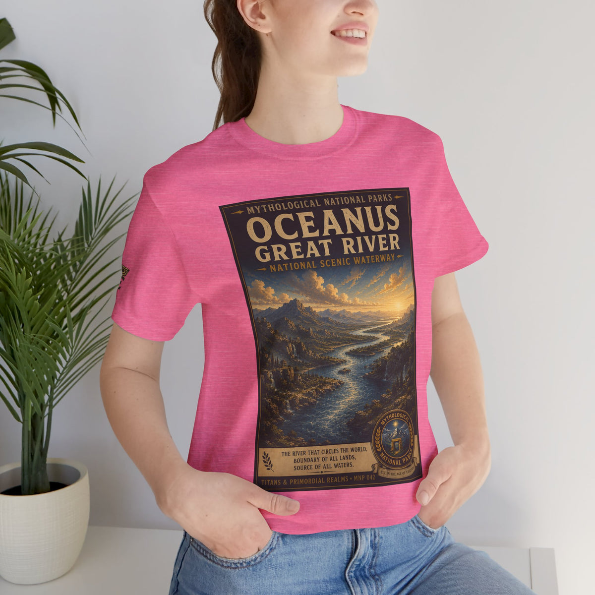 Mythological National Parks COLLECTION V- #042-050 TITANS & PRIMORDIAL REALMS | Vintage nature poster Tee | Mythological National Parks graphic shirt