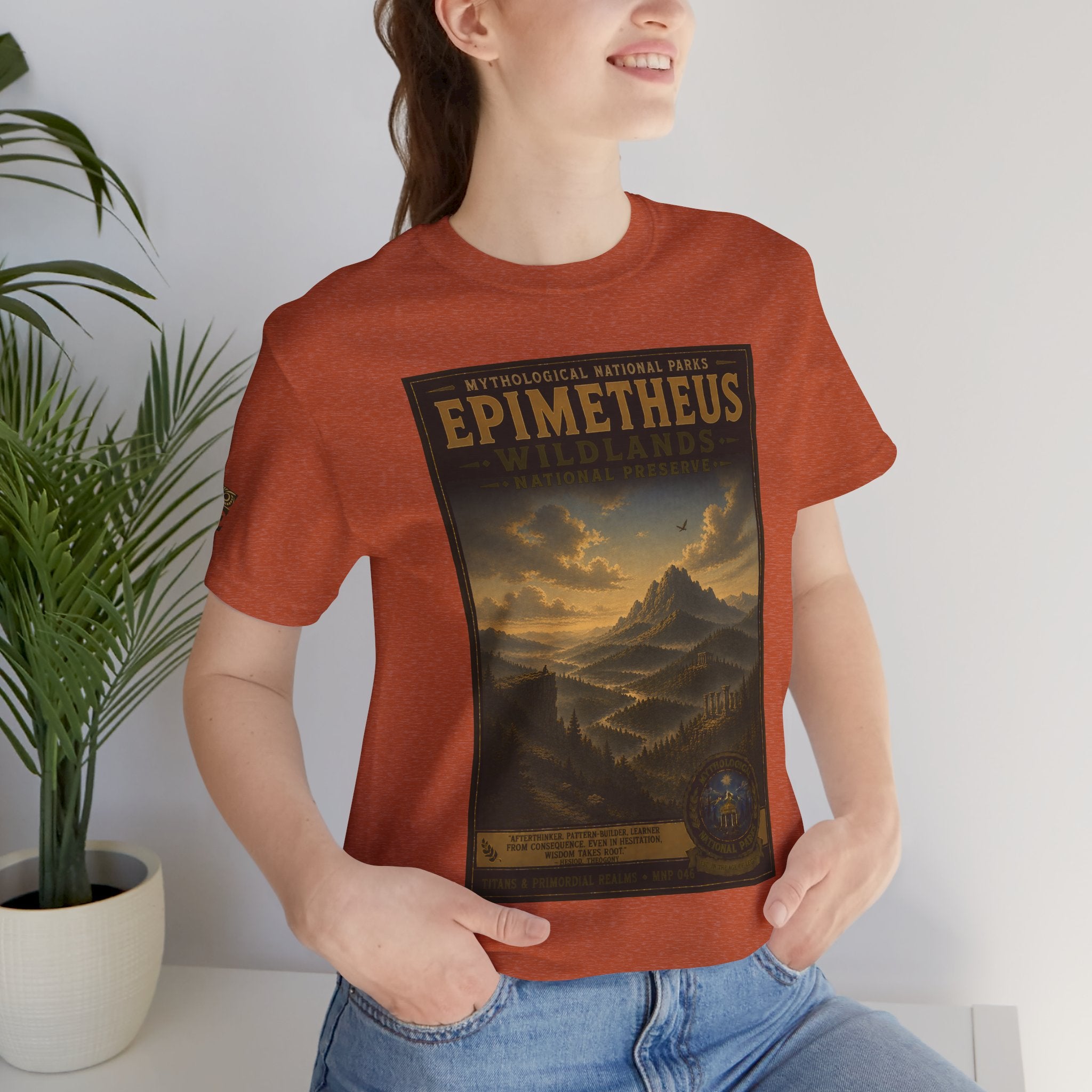 Mythological National Parks COLLECTION V- #046-050 TITANS & PRIMORDIAL REALMS | Vintage nature poster Tee | Mythological National Parks graphic shirt