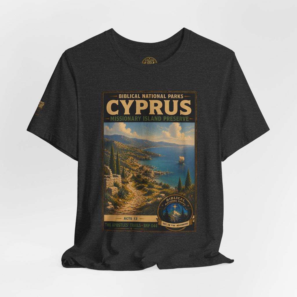 Biblical National Parks Collection VIII- The Apostles' Trails #044/049 | Acts 13 | Vintage nature poster Tee | Biblical national parks graphic shirt