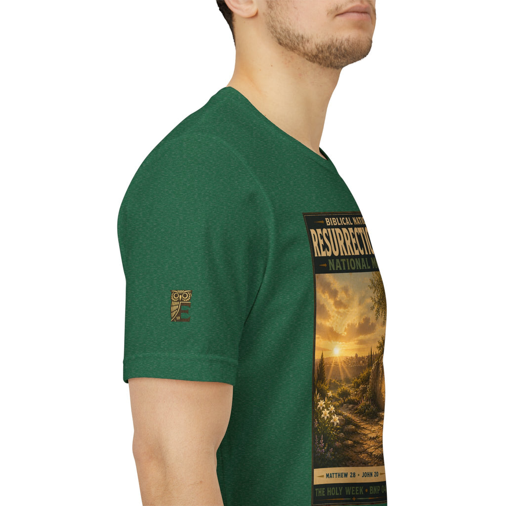 Biblical National Parks Collection VII- The Holy Week #041/041 | Matthew 28 - John 20 | Vintage nature poster Tee | Biblical national parks graphic shirt