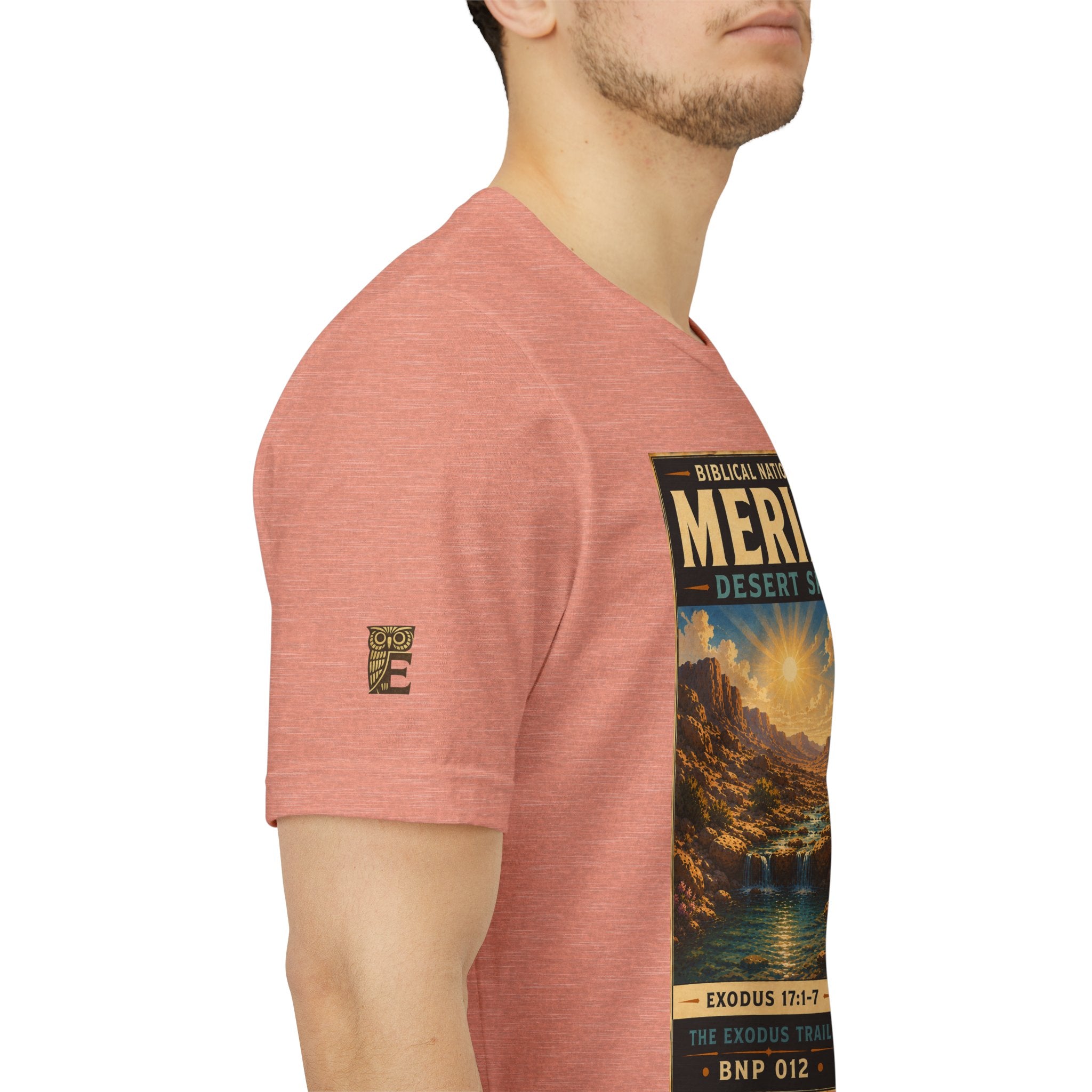 Biblical National Parks Collection II- The Exodus Trail #012/013 Exodus 17: 1-7 | Vintage nature poster Tee | Biblical national parks graphic shirt