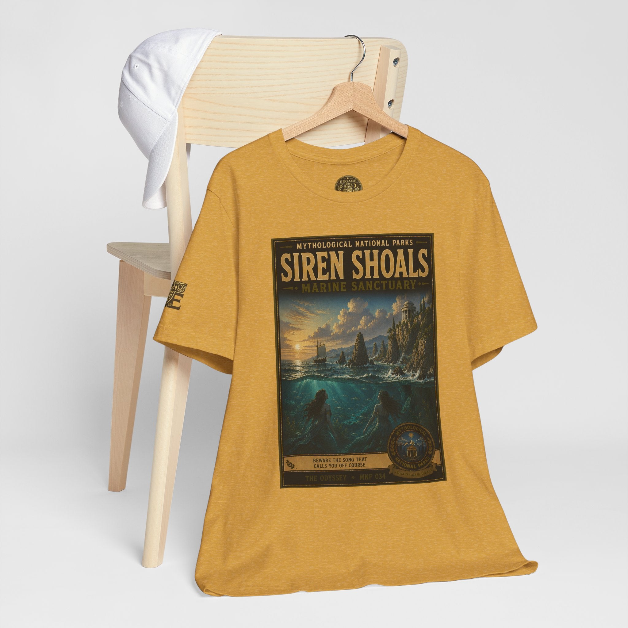 Mythological National Parks Collection IV- #034-038 - THE ODYSSEY | Vintage nature poster Tee | Mythological National Parks graphic shirt