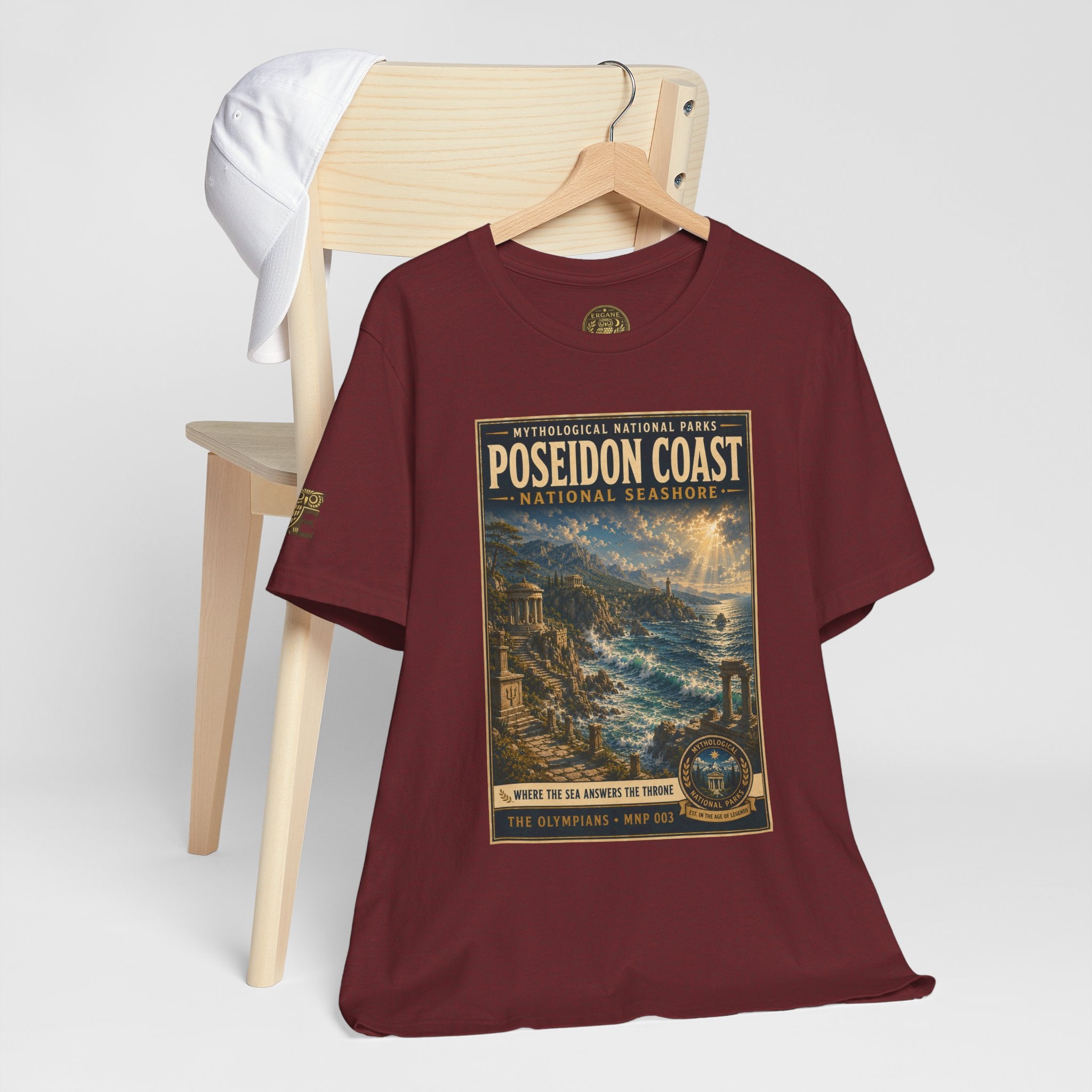 Mythological National Parks Collection I- #003-007 - The Olympians | Vintage nature poster Tee | Mythological National Parks graphic shirt
