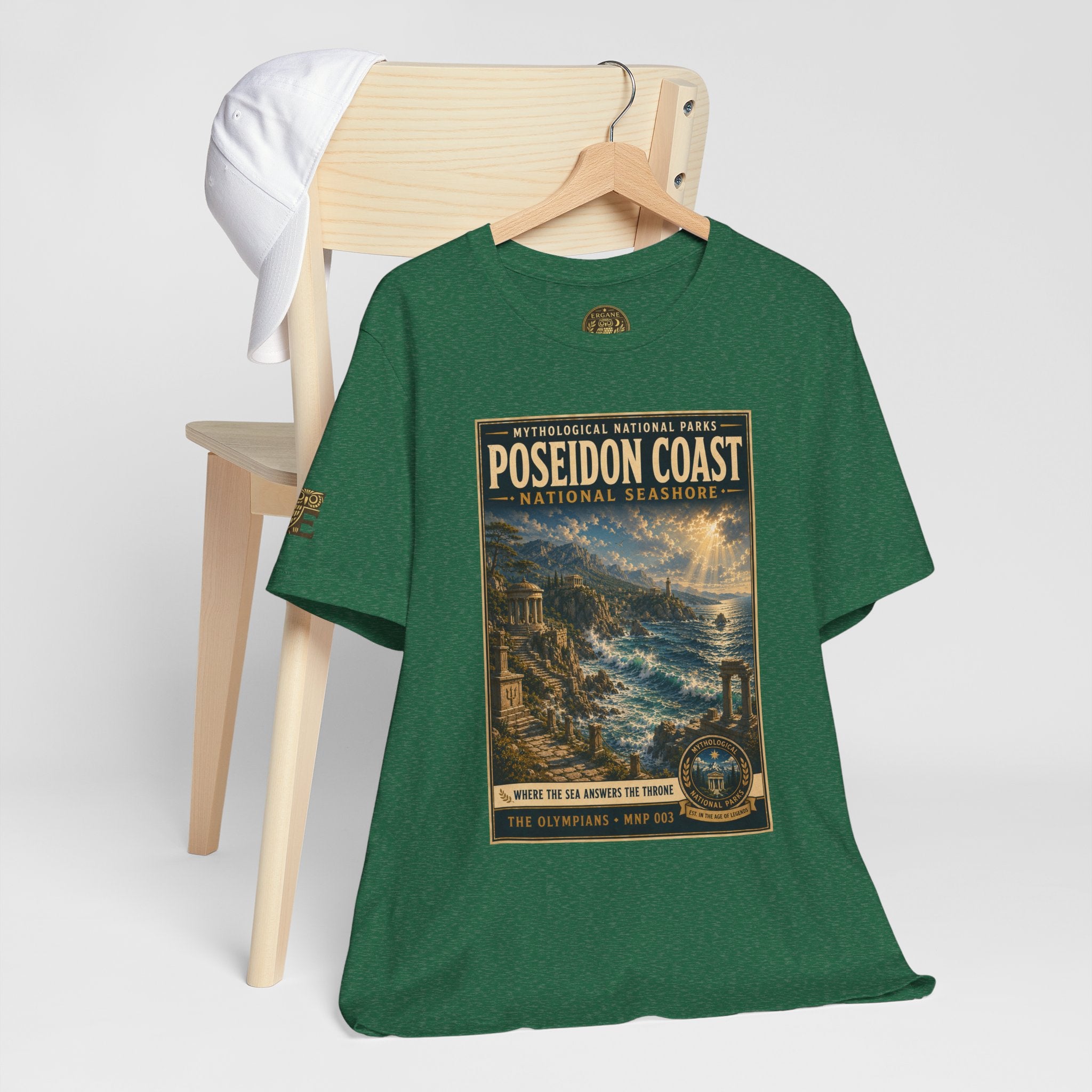 Mythological National Parks Collection I- #003-007 - The Olympians | Vintage nature poster Tee | Mythological National Parks graphic shirt