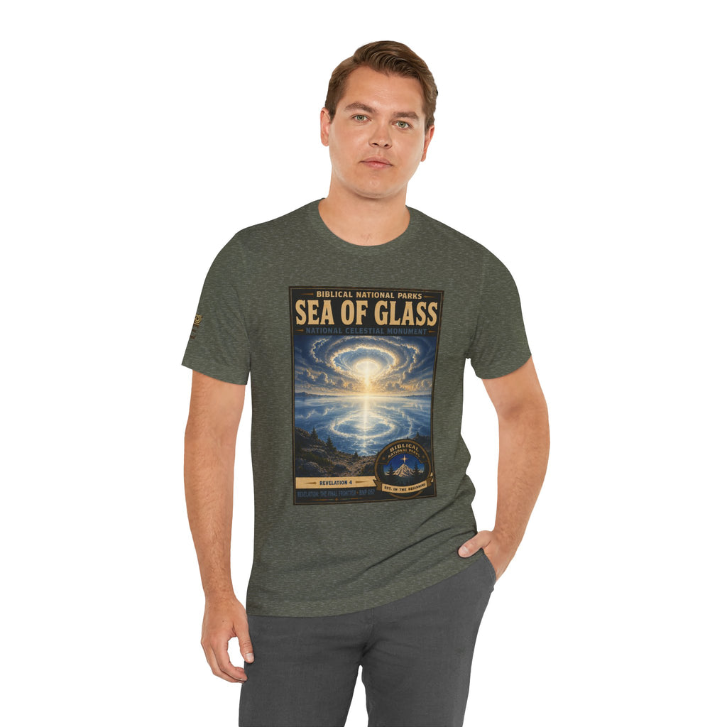 Biblical National Parks Collection X- #057/061 - Revelation: The Final Frontier | Revelation 4 | Vintage nature poster Tee | Biblical national parks graphic shirt