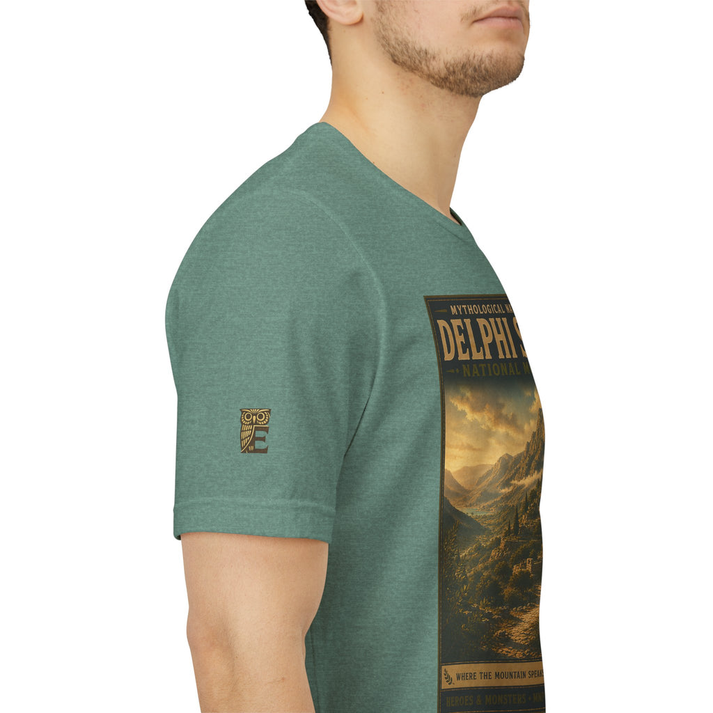 Mythological National Parks Collection III- #025-028 - Heros & Monsters | Vintage nature poster Tee | Mythological National Parks graphic shirt