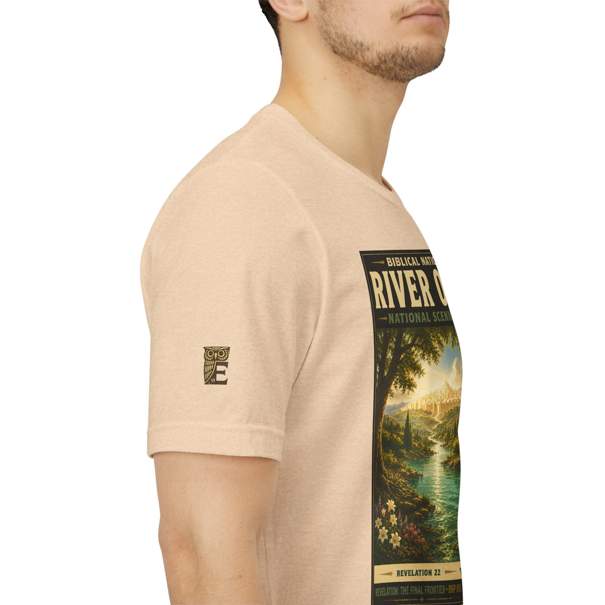 Biblical National Parks Collection X- #061/061 - Revelation: The Final Frontier | Revelation 22 | Vintage nature poster Tee | Biblical national parks graphic shirt 2