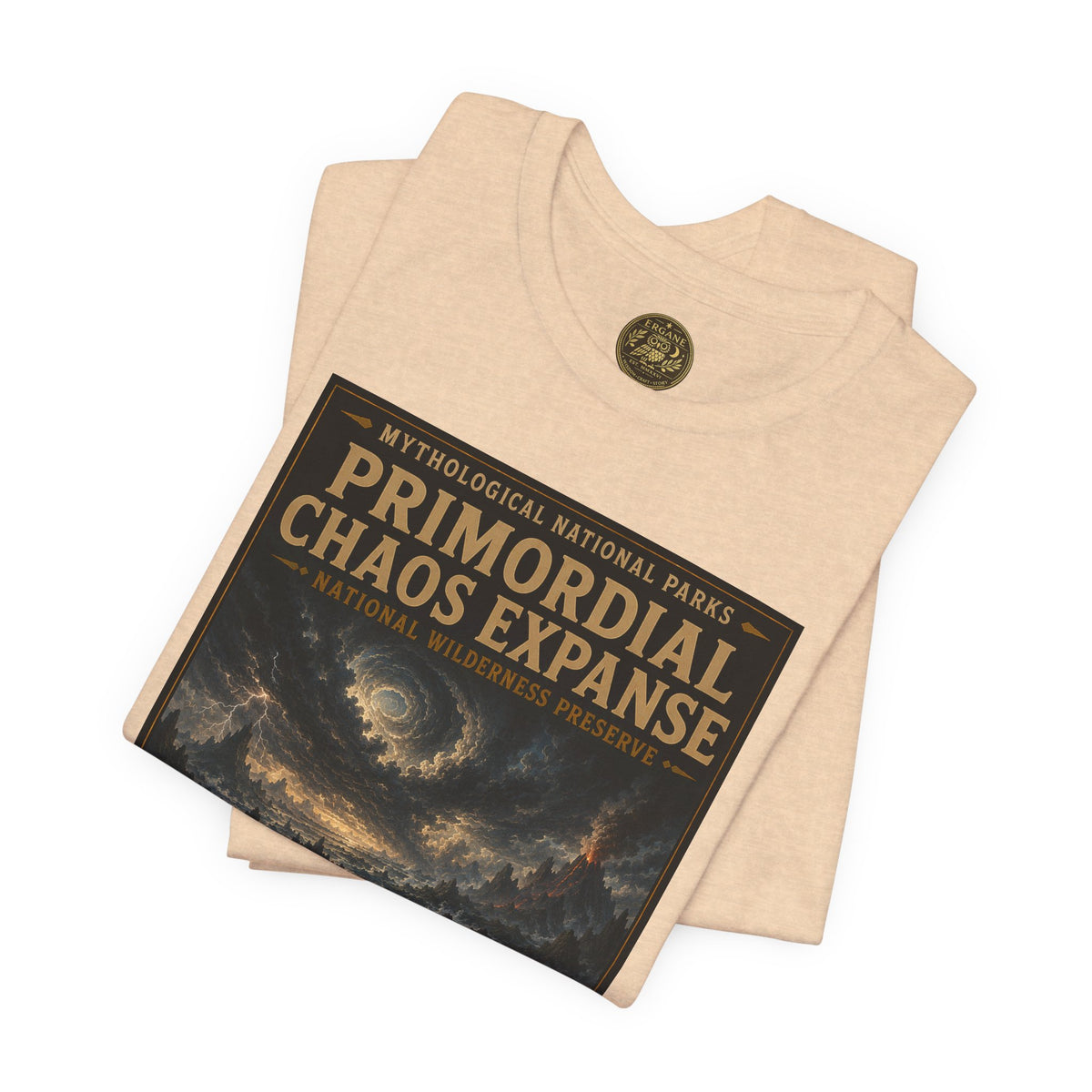 Mythological National Parks COLLECTION V- #049-050 TITANS & PRIMORDIAL REALMS | Vintage nature poster Tee | Mythological National Parks graphic shirt