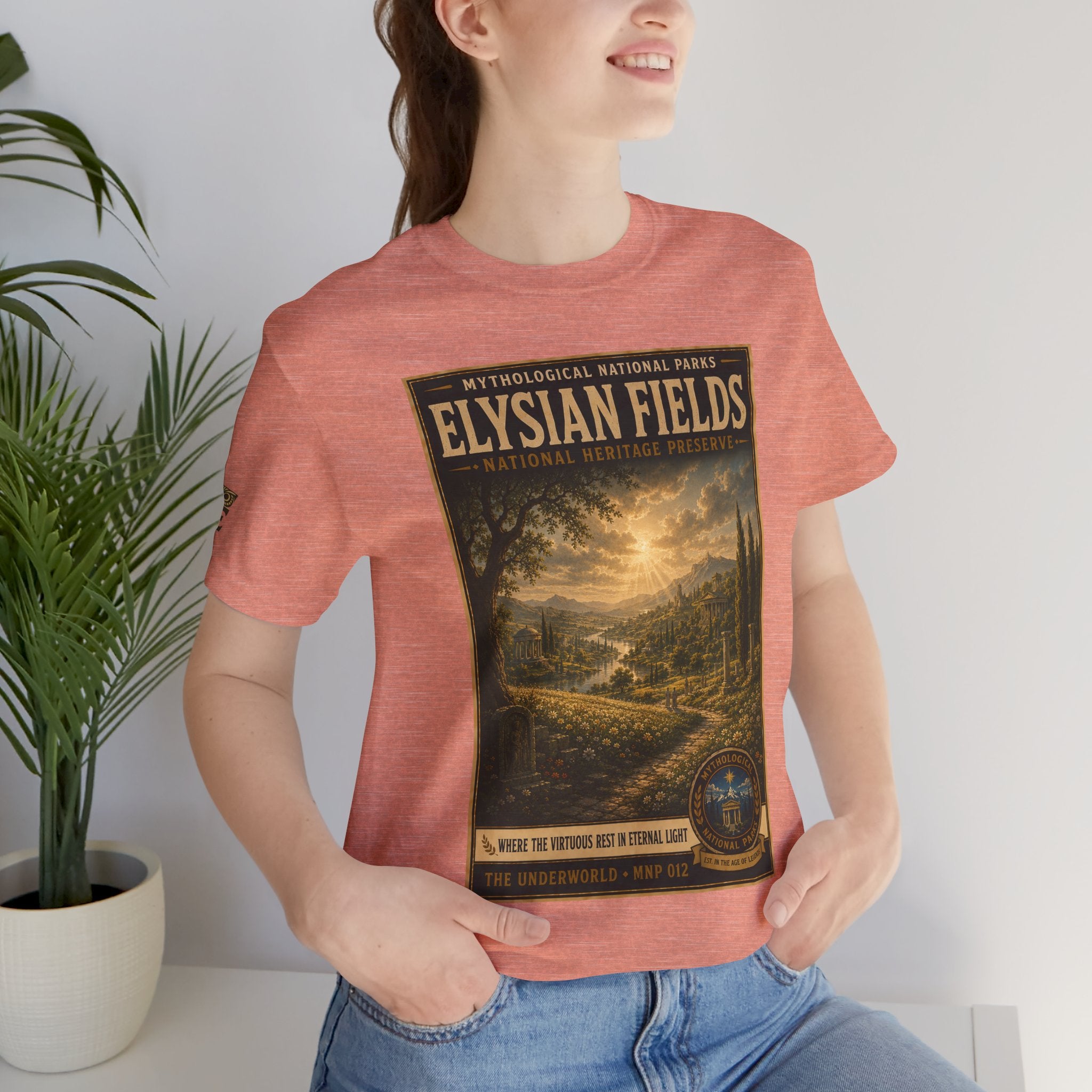 Mythological National Parks Collection II- #012-016 -The Underworld | Vintage nature poster Tee | Mythological National Parks graphic shirt