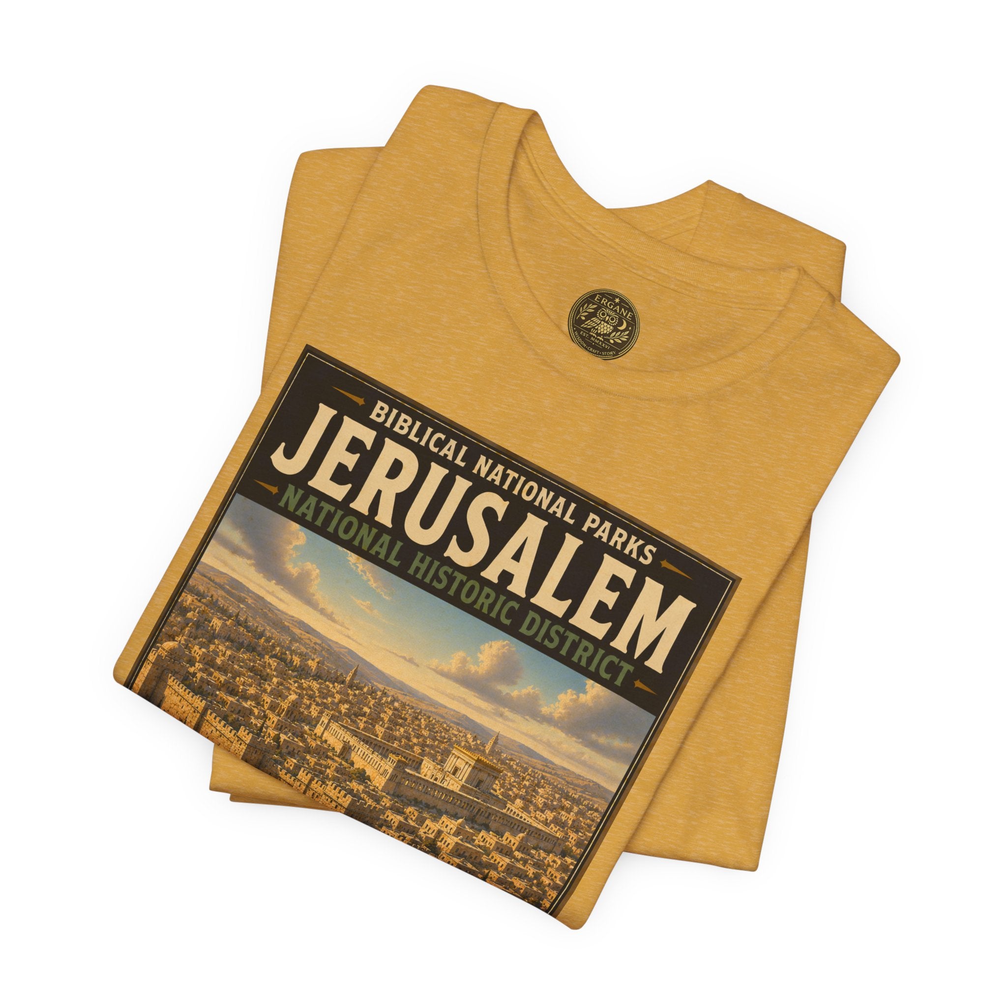 Biblical National Parks Collection VII- The Holy Week #037/041 | Matthew 21-23 | Vintage nature poster Tee | Biblical national parks graphic shirt