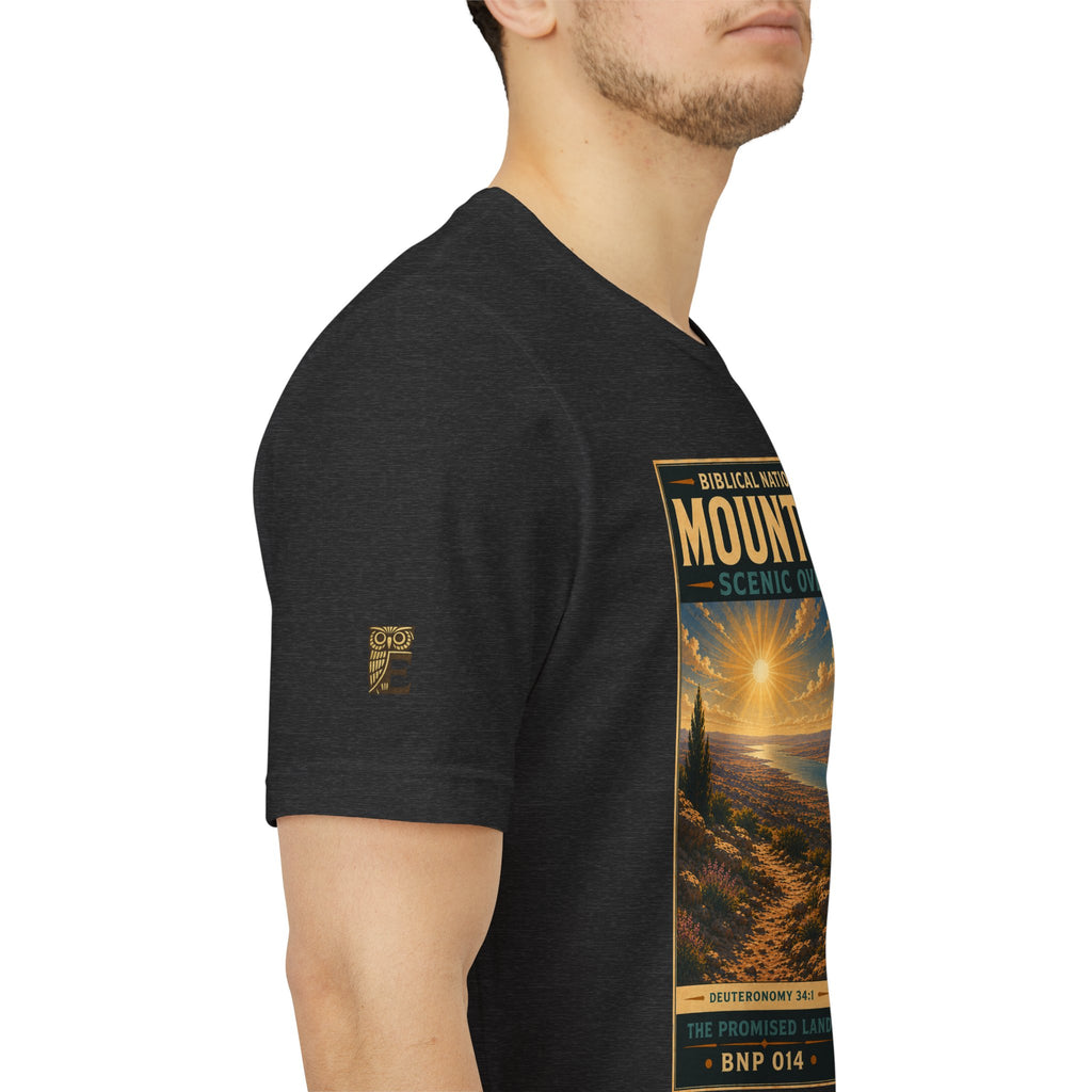 Biblical National Parks Collection III- The Promised Land #014/018 Deuteronomy 34:1 | Vintage nature poster Tee | Biblical national parks graphic shirt