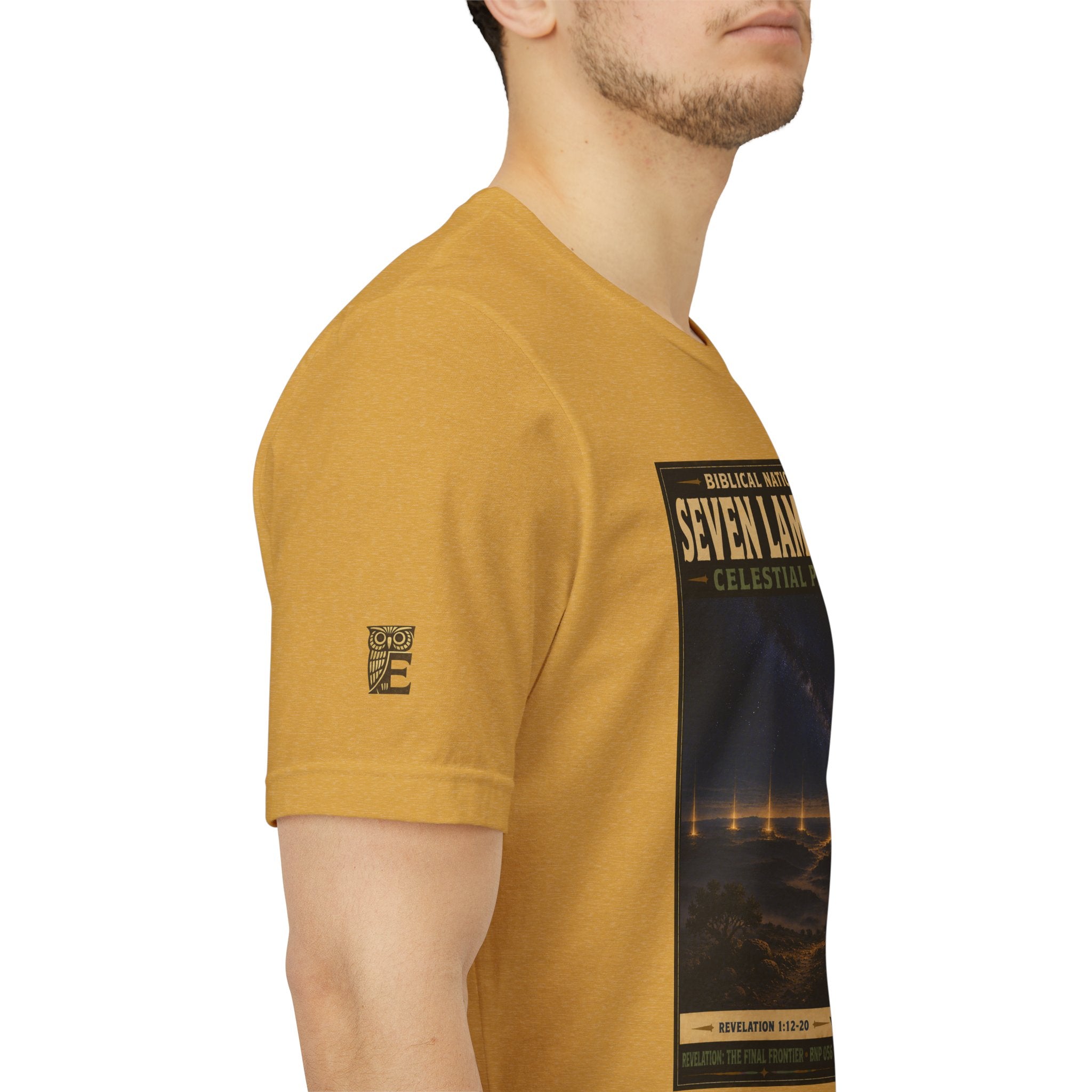Biblical National Parks Collection X- #056/061 - Revelation: The Final Frontier | Revelation 1: 12-20 | Vintage nature poster Tee | Biblical national parks graphic shirt