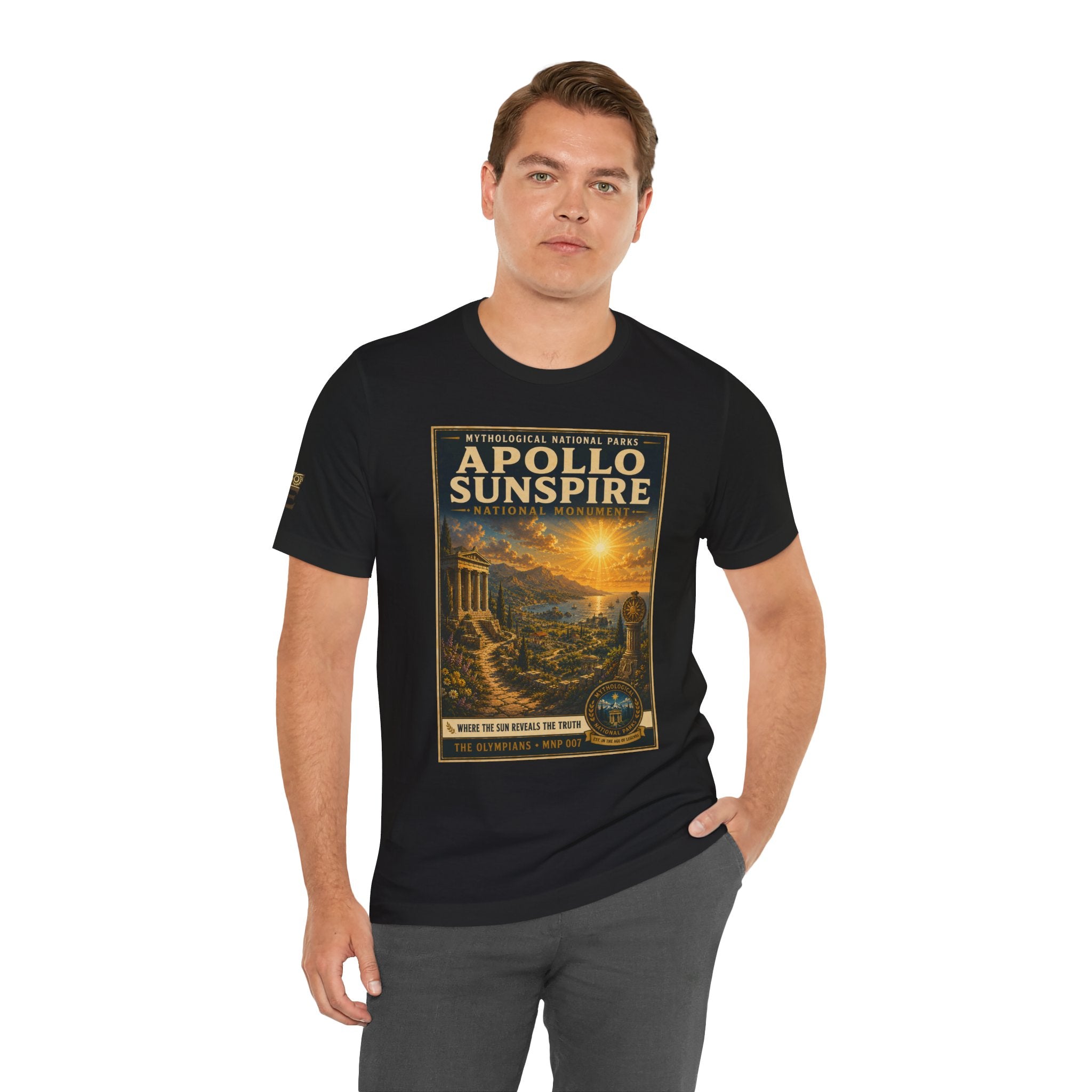 Mythological National Parks Collection I- #007-007 -The Olympians | Vintage nature poster Tee | Mythological National Parks graphic shirt