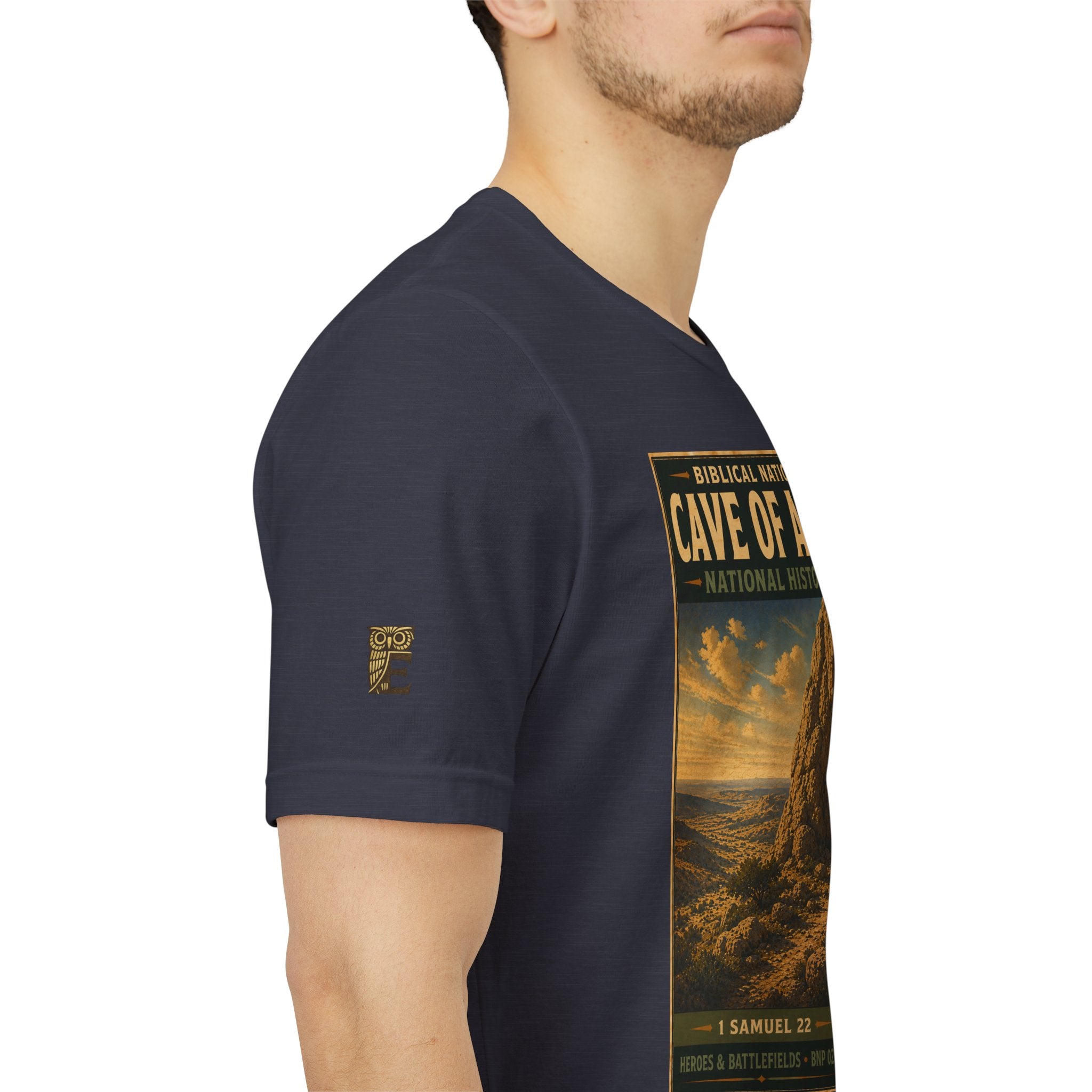 Biblical National Parks Collection IV- Heros & Battlefields #023/023 1 Samuel 22 | Vintage nature poster Tee | Biblical national parks graphic shirt