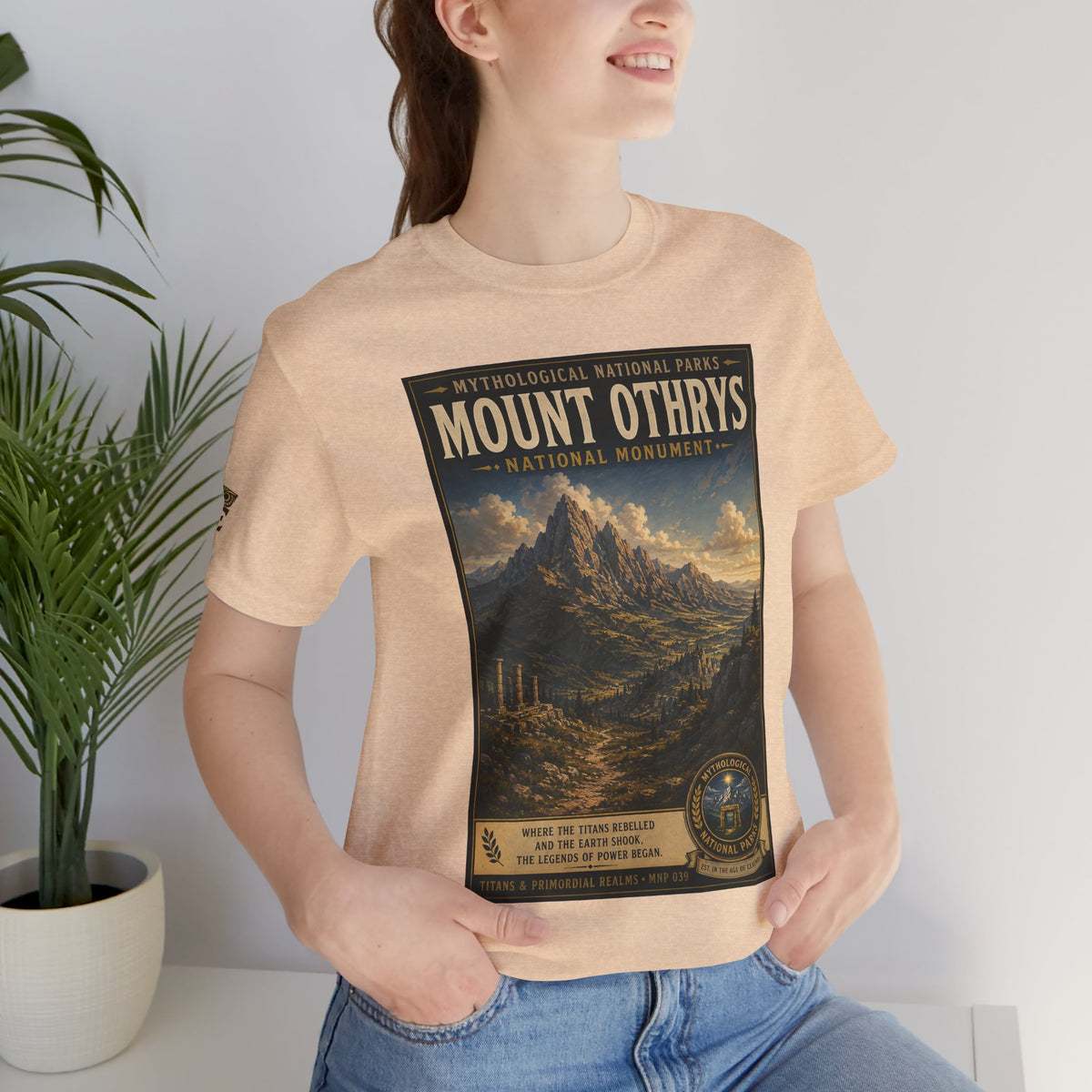 Mythological National Parks COLLECTION V- #039-050 TITANS & PRIMORDIAL REALMS | Vintage nature poster Tee | Mythological National Parks graphic shirt