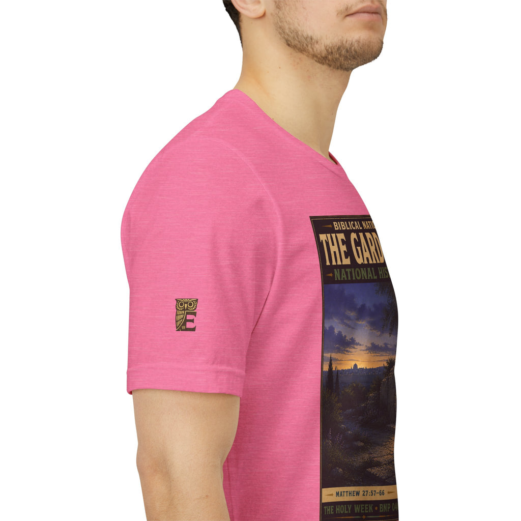 Biblical National Parks Collection VII- The Holy Week #040/041 | Matthew 27: 55-66 | Vintage nature poster Tee | Biblical national parks graphic shirt