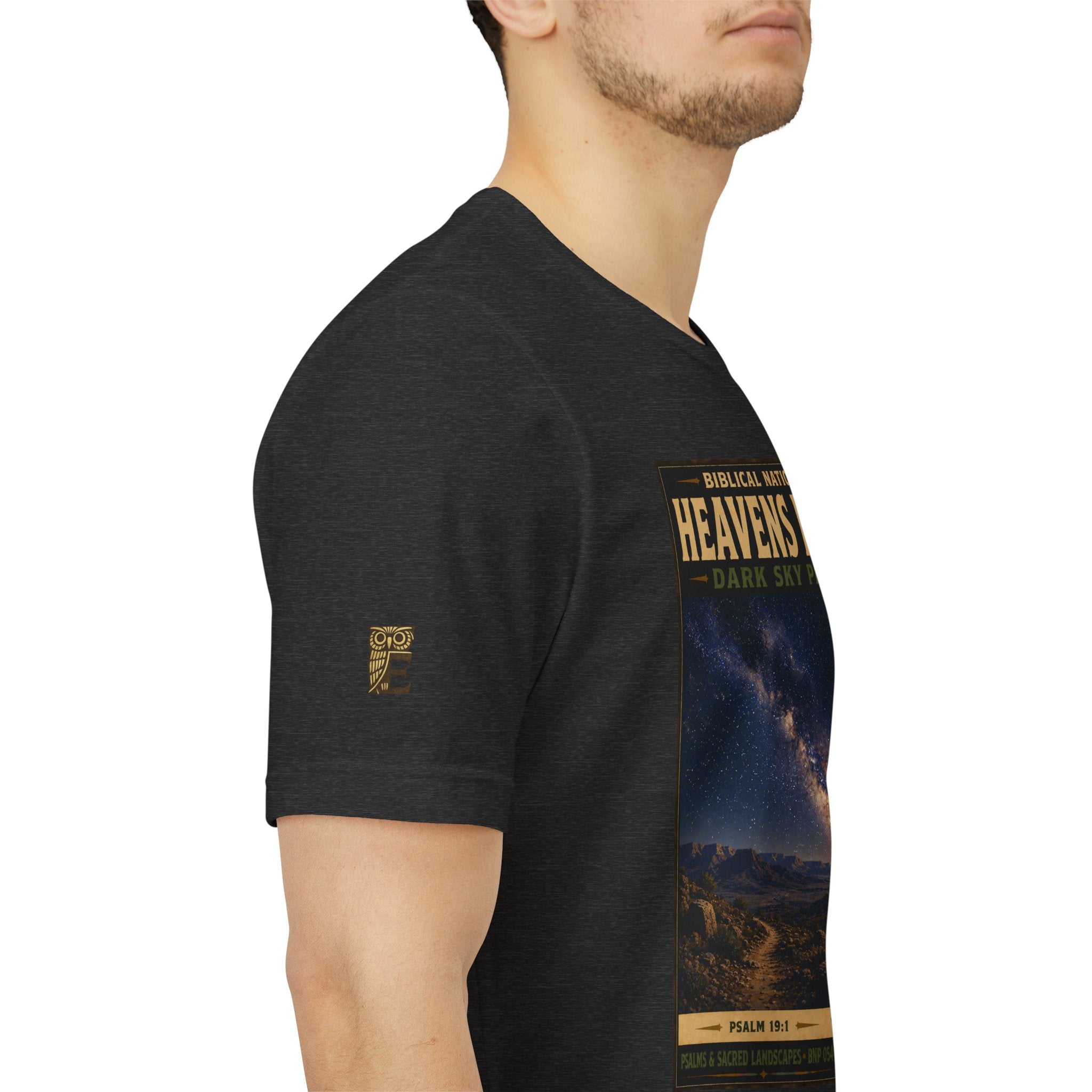 Biblical National Parks Collection IX- #054/054 -Psalms & Sacred Landscapes | Psalm 19:1 | Vintage nature poster Tee | Biblical national parks graphic shirt