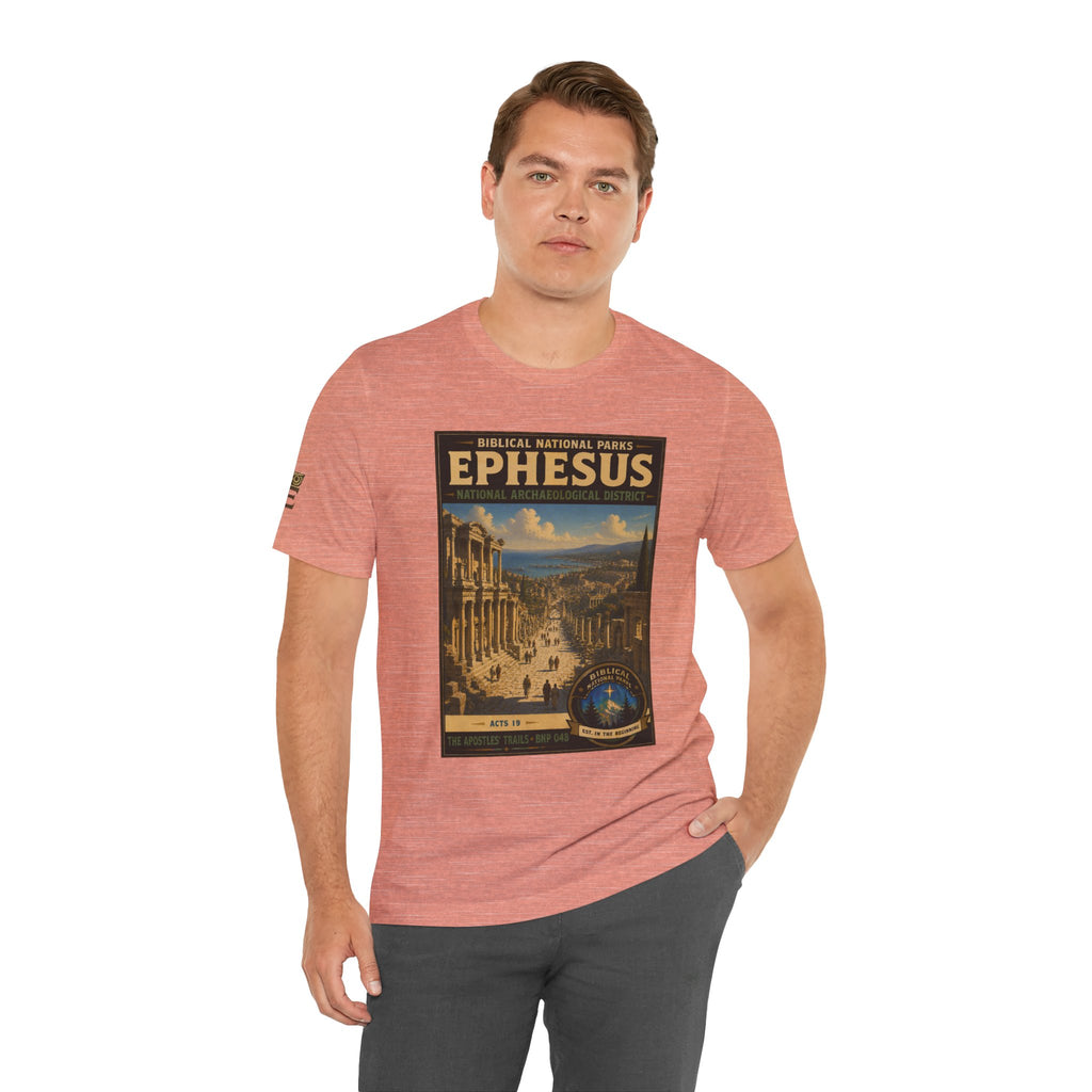 Biblical National Parks Collection VIII- The Apostles' Trails #048/049 | Acts 19 | Vintage nature poster Tee | Biblical national parks graphic shirt