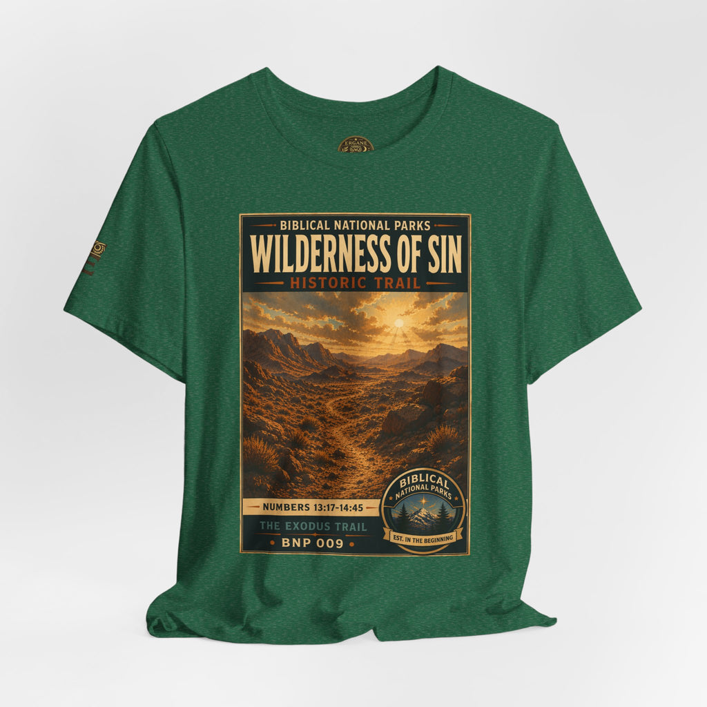 Biblical National Parks Collection II- The Exodus Trail #009/013 Exodus 13: 17 - 14:45 | Vintage nature poster Tee | Biblical national parks graphic shirt