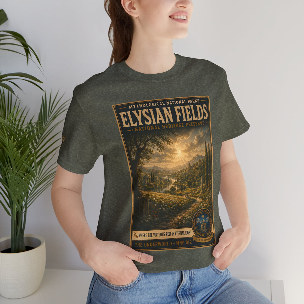 Mythological National Parks Collection II- #012-016 -The Underworld | Vintage nature poster Tee | Mythological National Parks graphic shirt