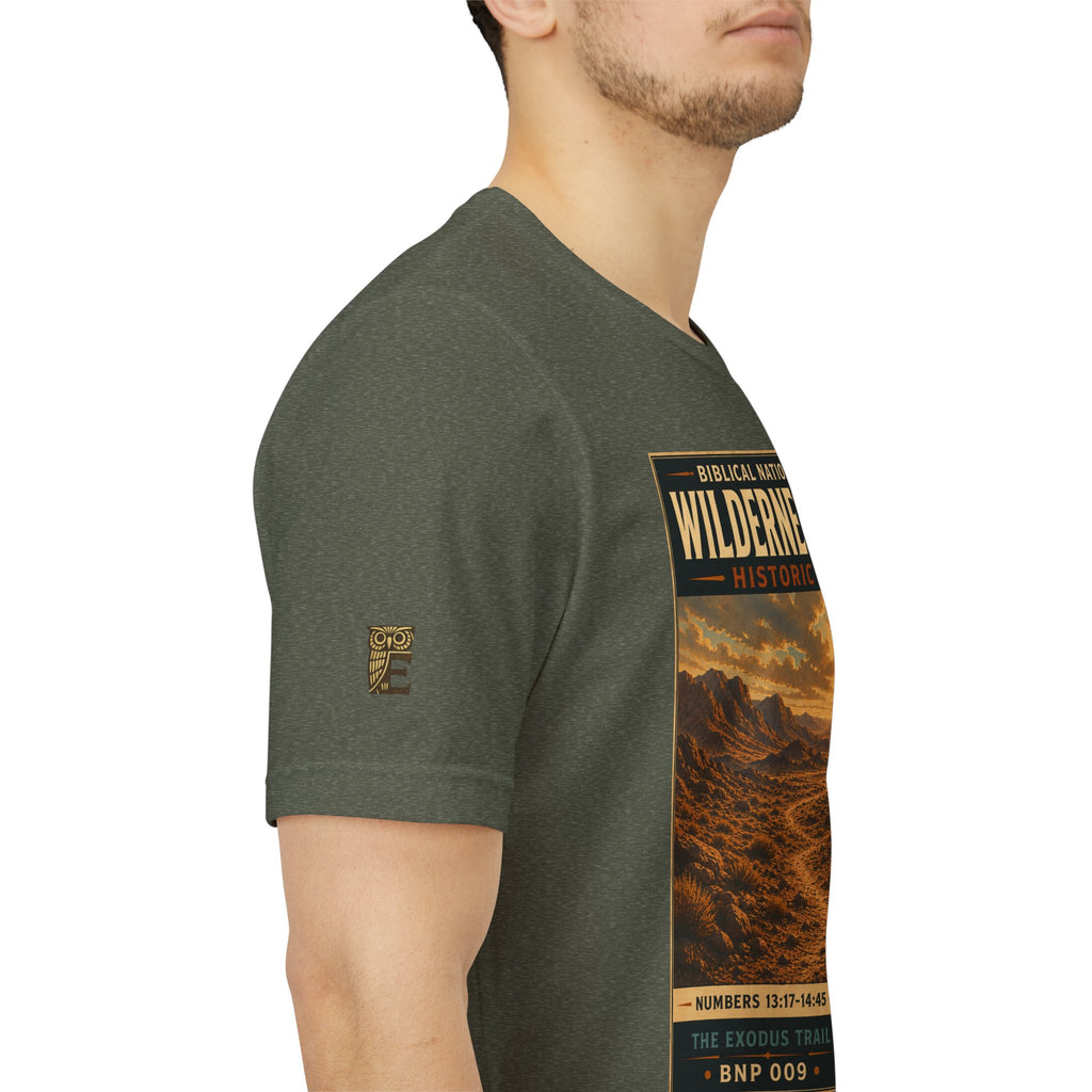Biblical National Parks Collection II- The Exodus Trail #009/013 Exodus 13: 17 - 14:45 | Vintage nature poster Tee | Biblical national parks graphic shirt