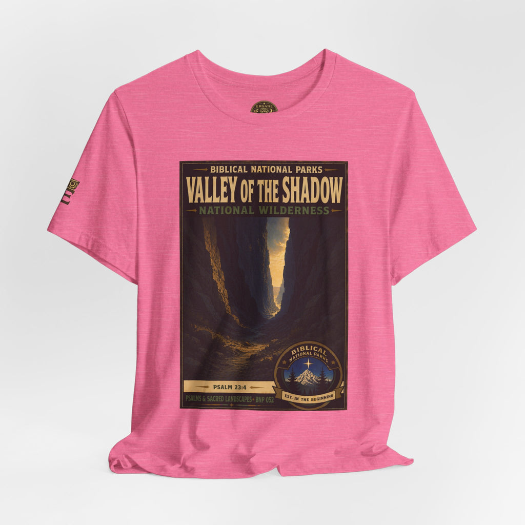 Biblical National Parks Collection IX- #052/054 -Psalms & Sacred Landscapes | Psalm 23:4 | Vintage nature poster Tee | Biblical national parks graphic shirt