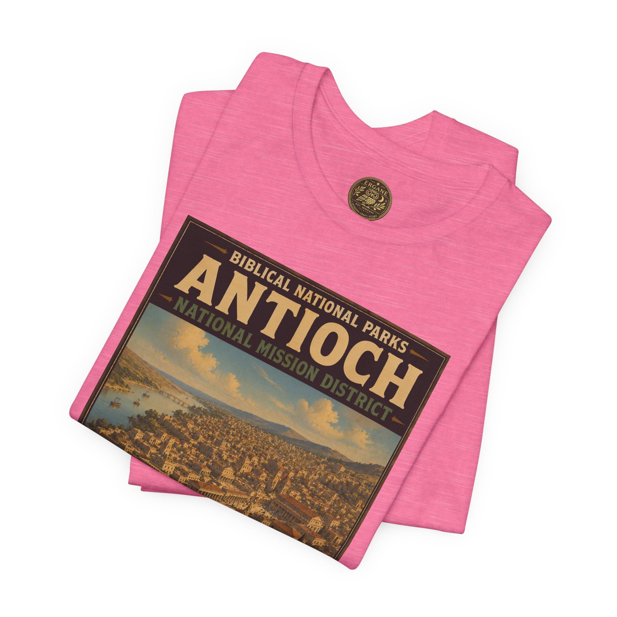 Biblical National Parks Collection VIII- The Apostles' Trails #043/049 | Acts 11-13 | Vintage nature poster Tee | Biblical national parks graphic shirt