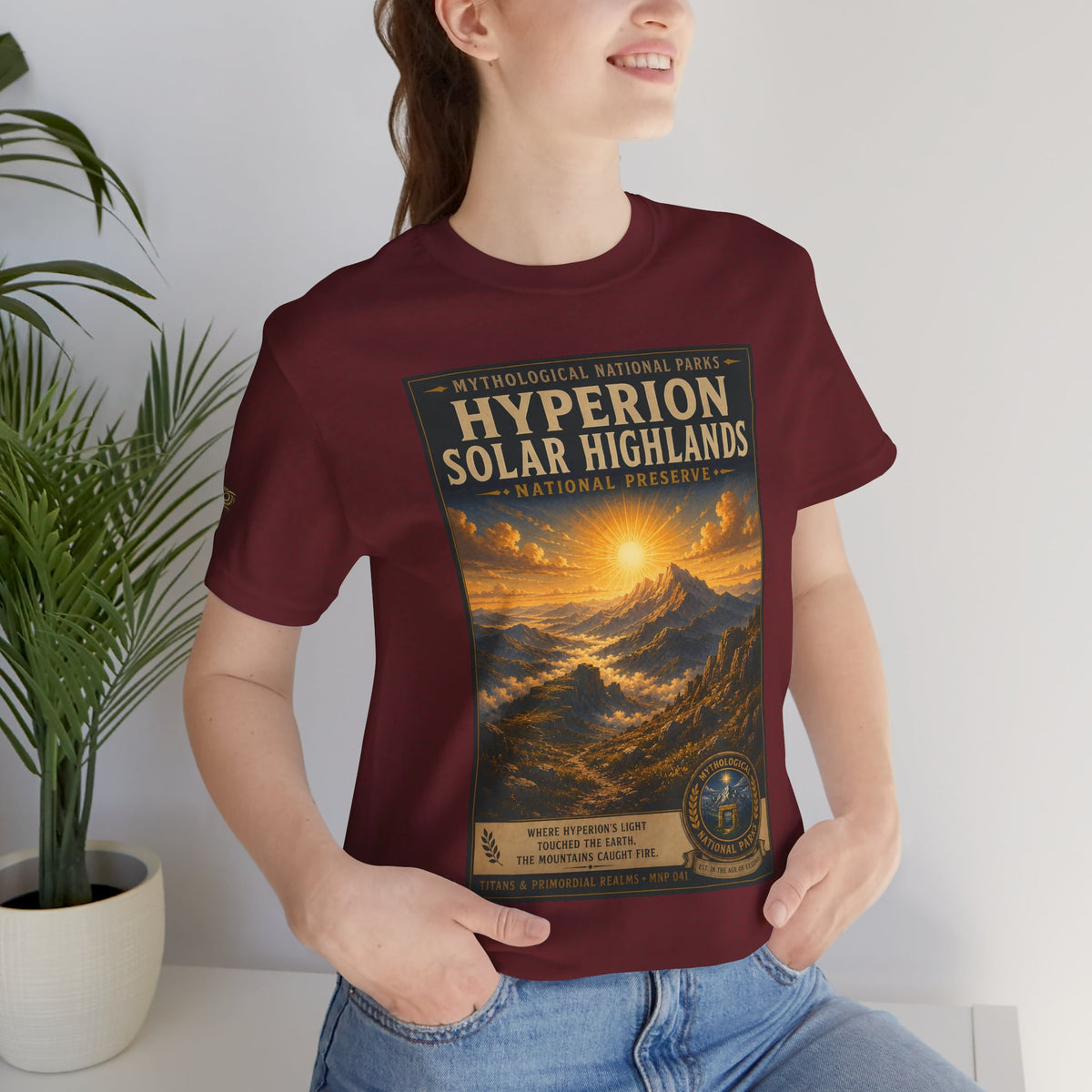 Mythological National Parks COLLECTION V- #041-050 TITANS & PRIMORDIAL REALMS | Vintage nature poster Tee | Mythological National Parks graphic shirt
