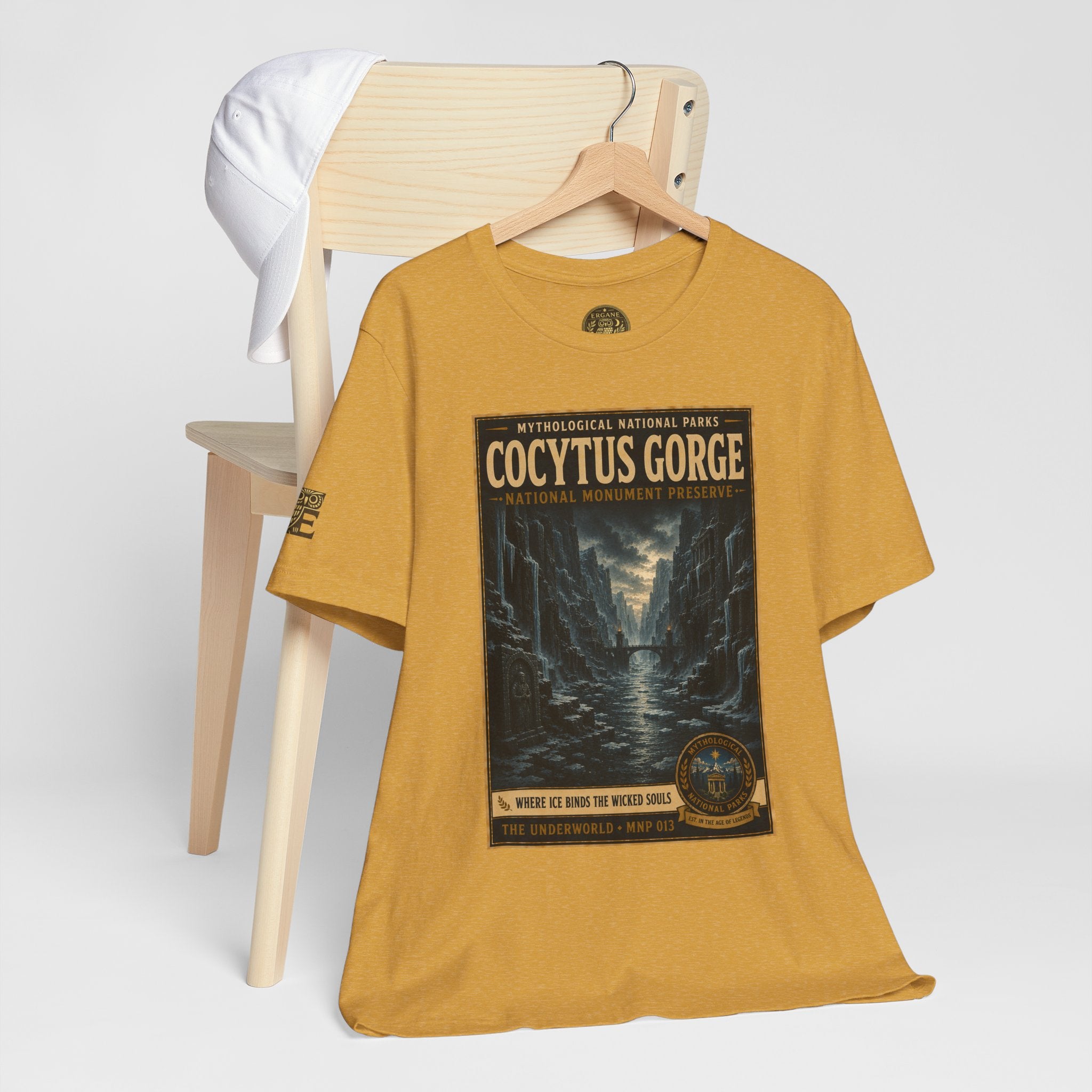 Mythological National Parks Collection II- #013-016 -The Underworld | Vintage nature poster Tee | Mythological National Parks graphic shirt