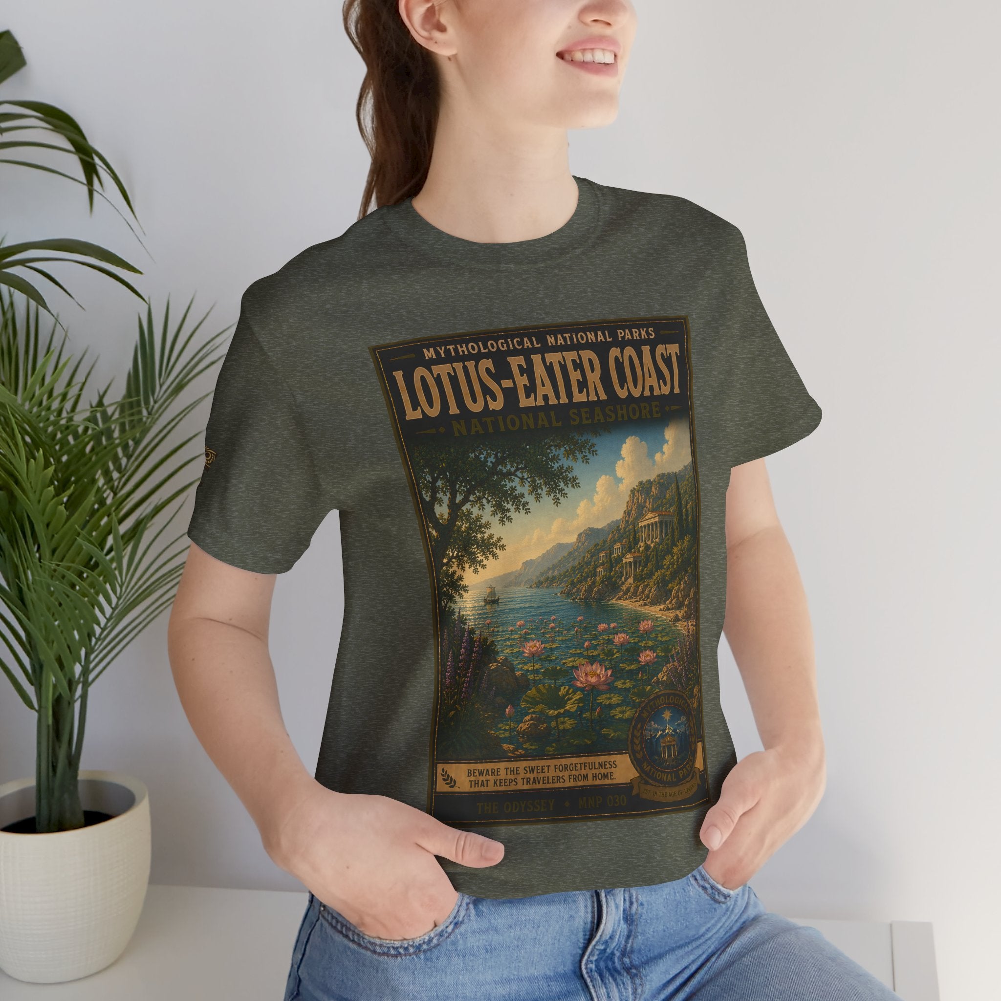 Mythological National Parks Collection IV- #030-038 - THE ODYSSEY | Vintage nature poster Tee | Mythological National Parks graphic shirt