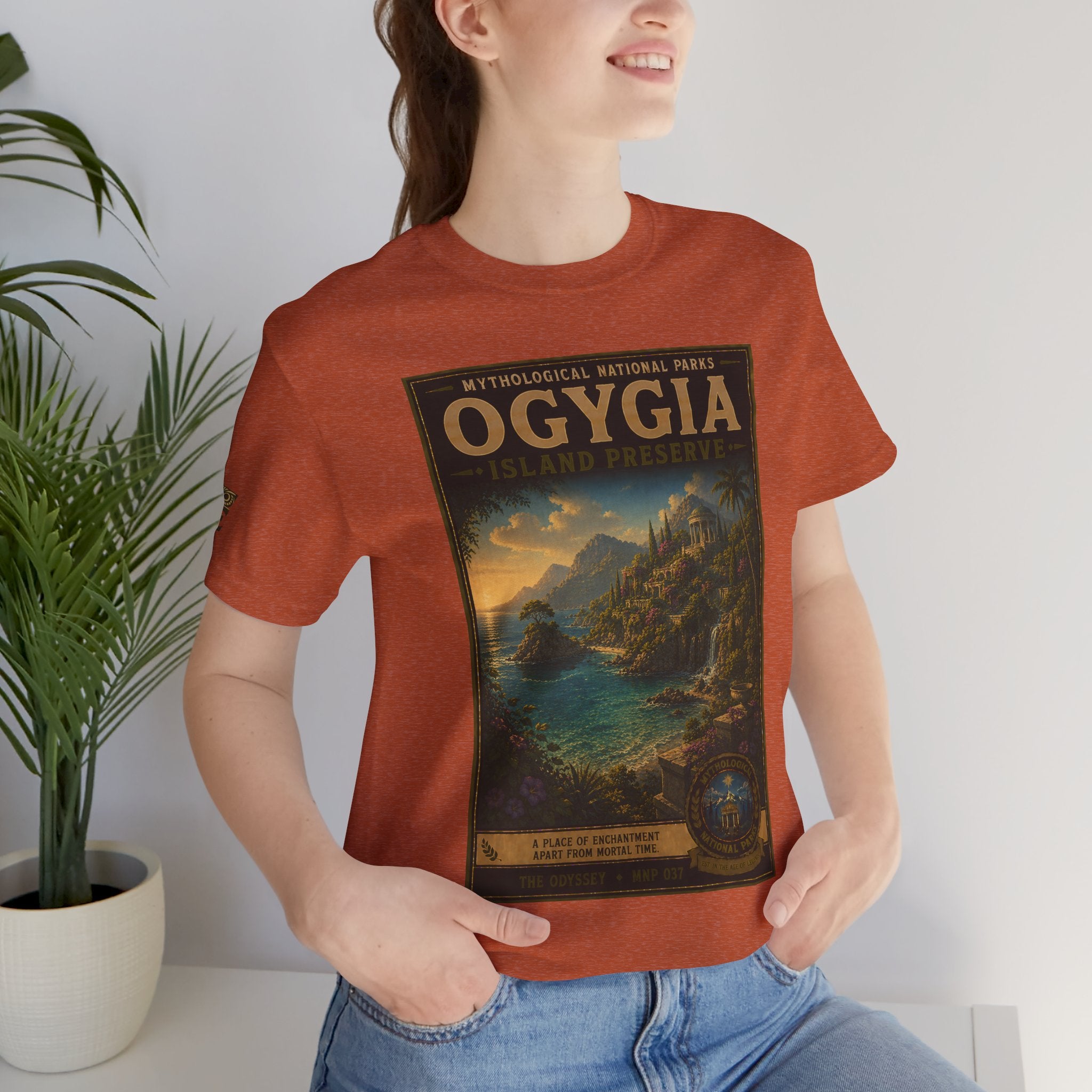 Mythological National Parks Collection IV- #037-038 - THE ODYSSEY | Vintage nature poster Tee | Mythological National Parks graphic shirt
