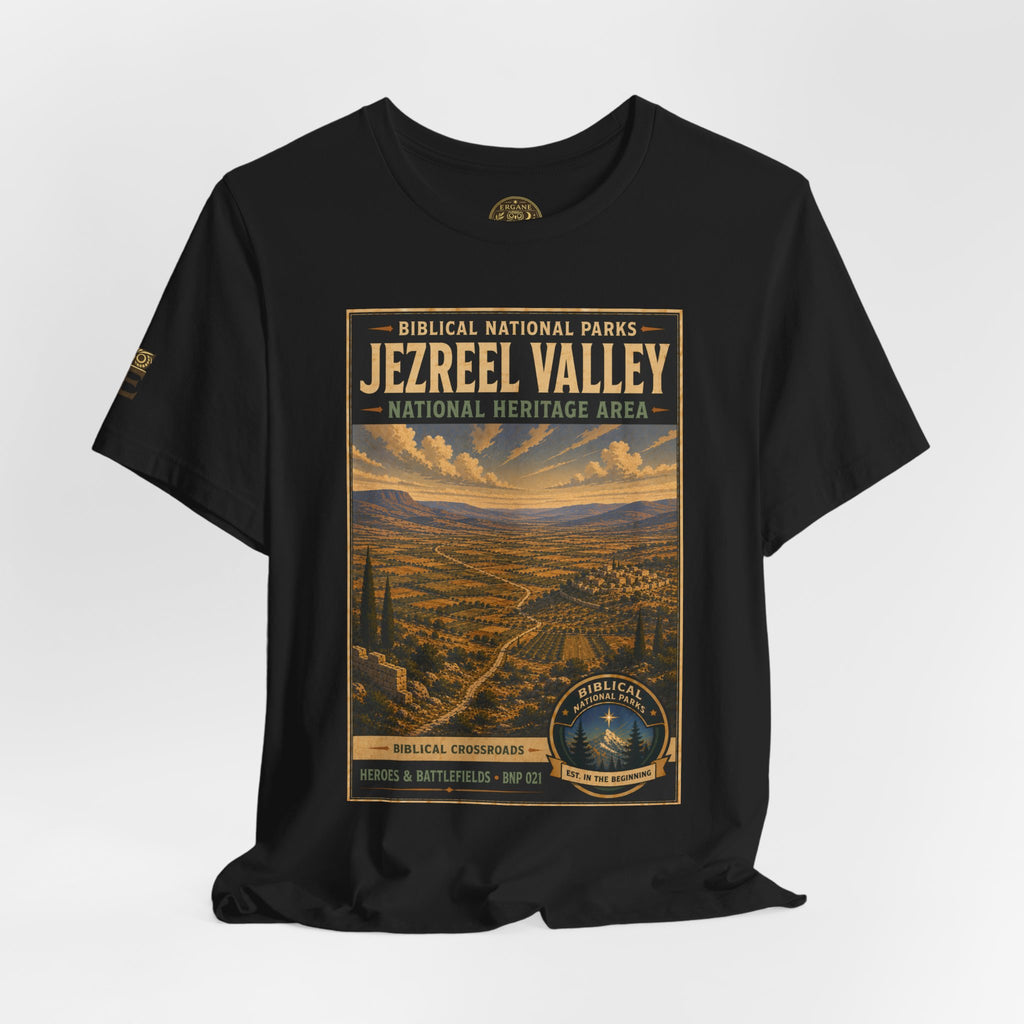 Biblical National Parks Collection IV- Heros & Battlefields #021/023 Biblical Crossroads | Vintage nature poster Tee | Biblical national parks graphic shirt