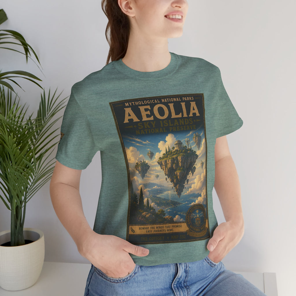 Mythological National Parks Collection IV- #032-038 - THE ODYSSEY | Vintage nature poster Tee | Mythological National Parks graphic shirt