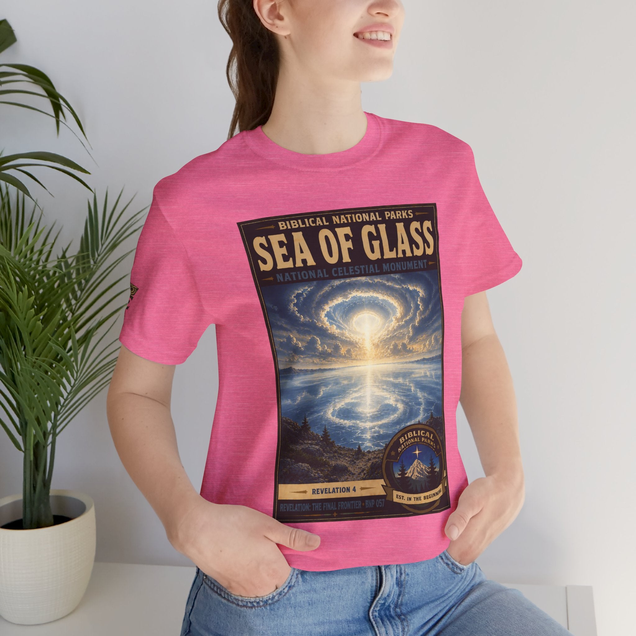 Biblical National Parks Collection X- #057/061 - Revelation: The Final Frontier | Revelation 4 | Vintage nature poster Tee | Biblical national parks graphic shirt