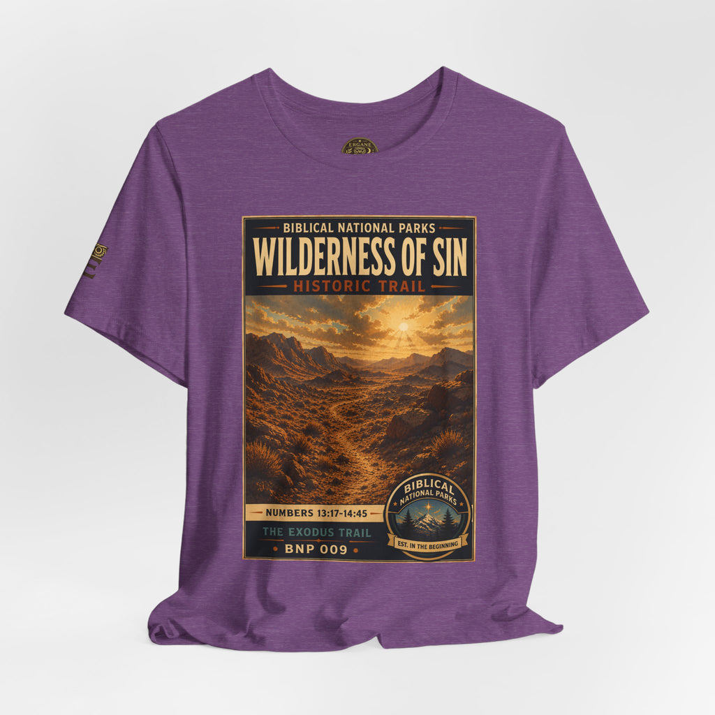Biblical National Parks Collection II- The Exodus Trail #009/013 Exodus 13: 17 - 14:45 | Vintage nature poster Tee | Biblical national parks graphic shirt