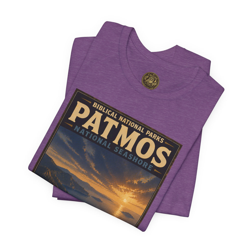Biblical National Parks Collection X- #055/061 - Revelation: The Final Frontier | Revelation 1 | Vintage nature poster Tee | Biblical national parks graphic shirt