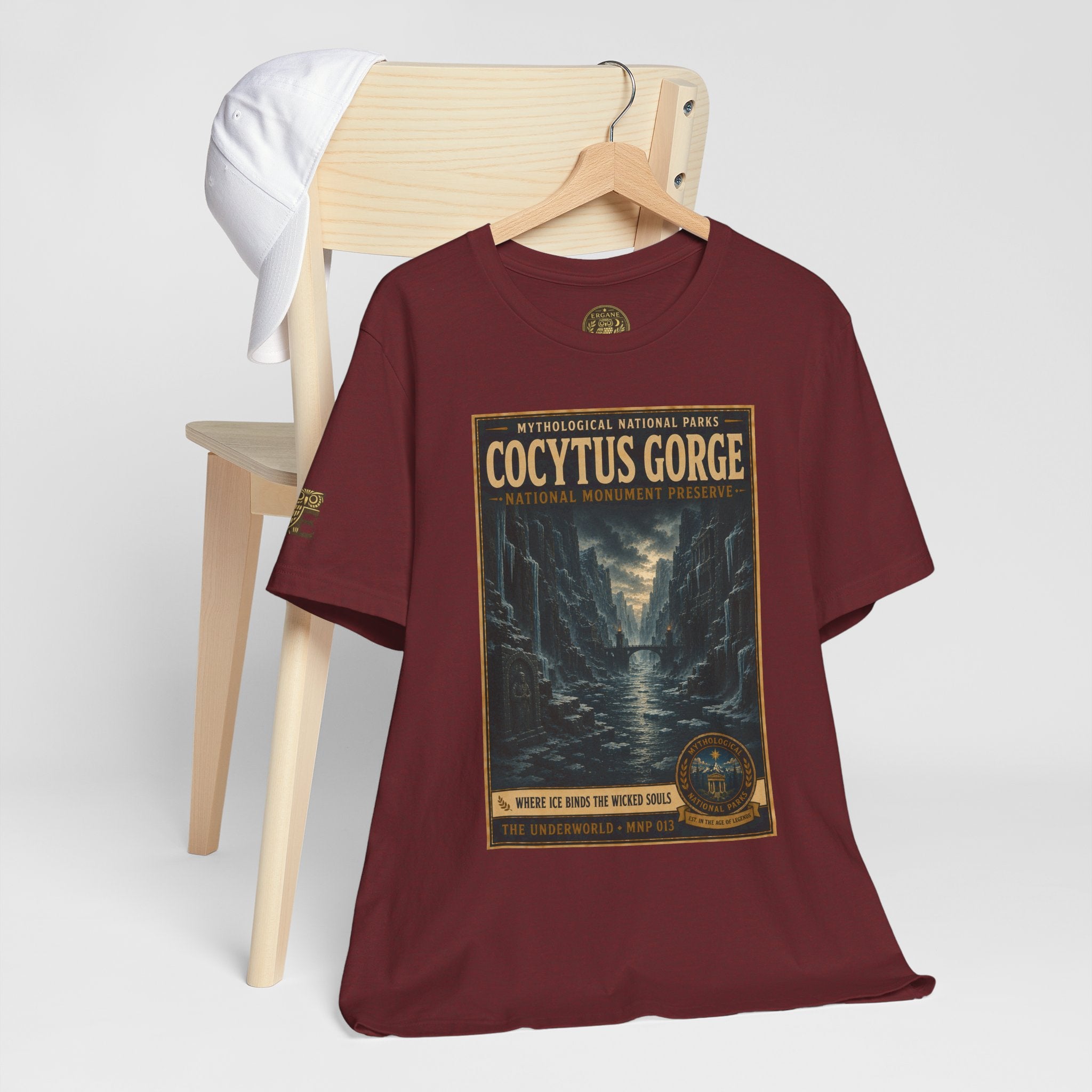 Mythological National Parks Collection II- #013-016 -The Underworld | Vintage nature poster Tee | Mythological National Parks graphic shirt