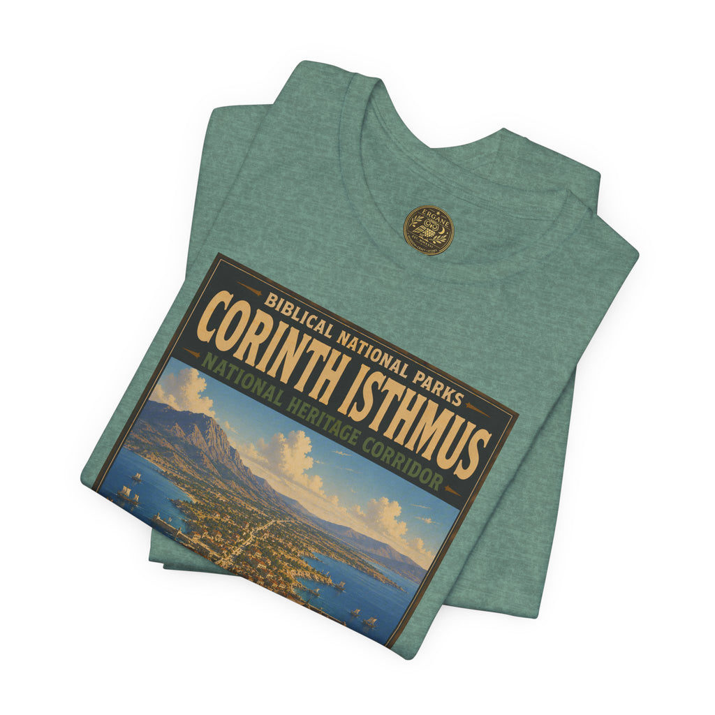 Biblical National Parks Collection VIII- The Apostles' Trails #047/049 | Acts 18 | Vintage nature poster Tee | Biblical national parks graphic shirt