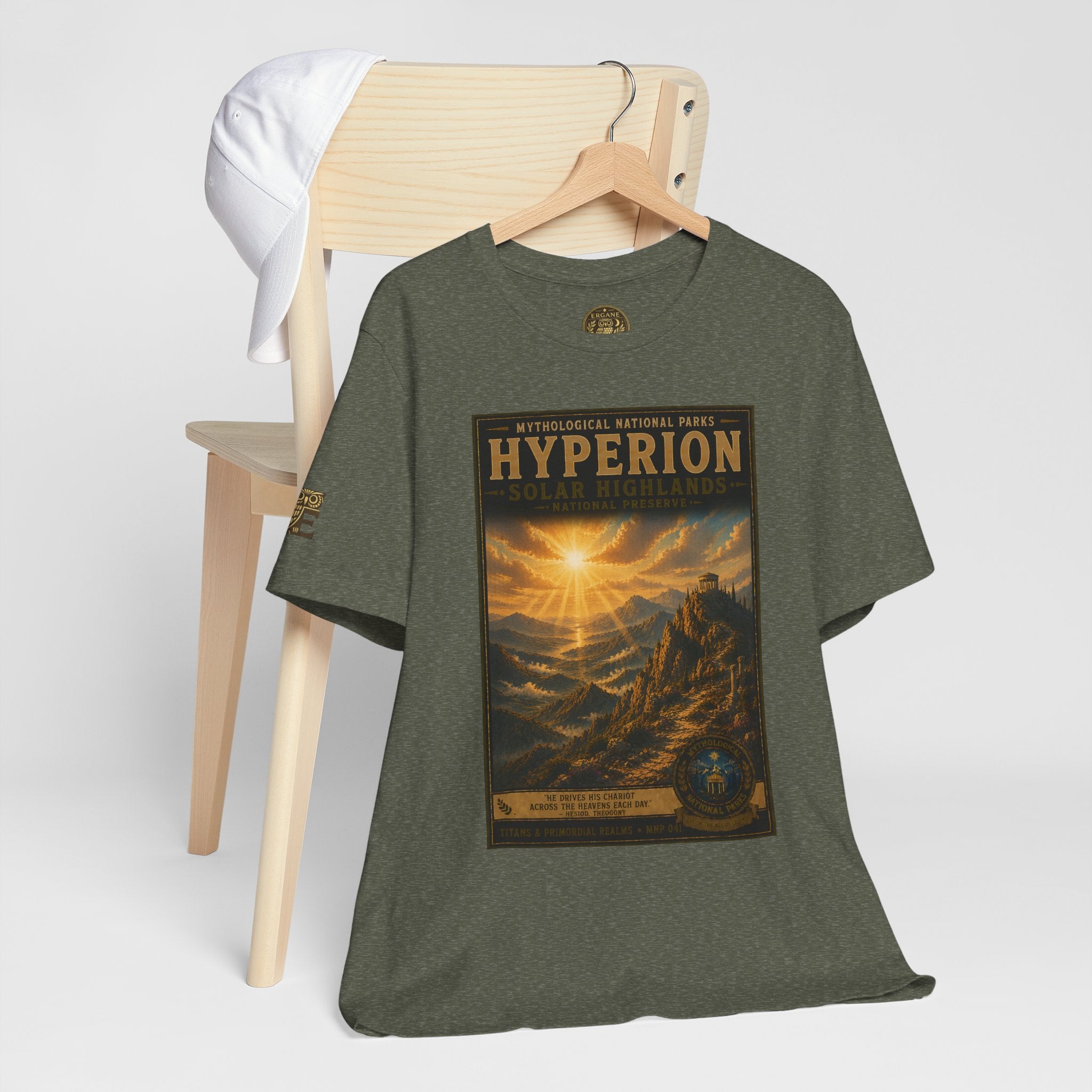 Mythological National Parks COLLECTION V- #041-050 TITANS & PRIMORDIAL REALMS | Vintage nature poster Tee | Mythological National Parks graphic shirt