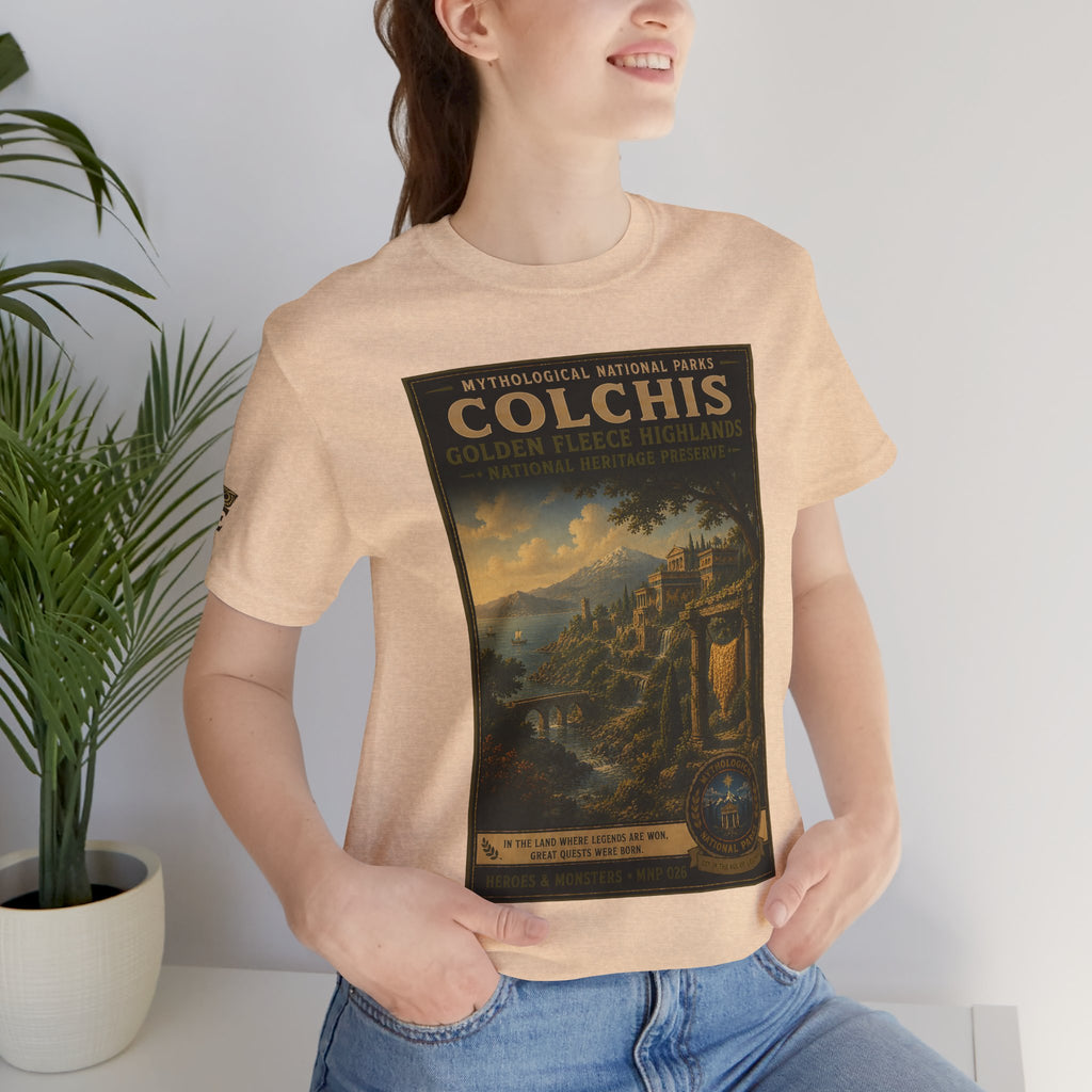 Mythological National Parks Collection III- #026-028 - Heros & Monsters | Vintage nature poster Tee | Mythological National Parks graphic shirt